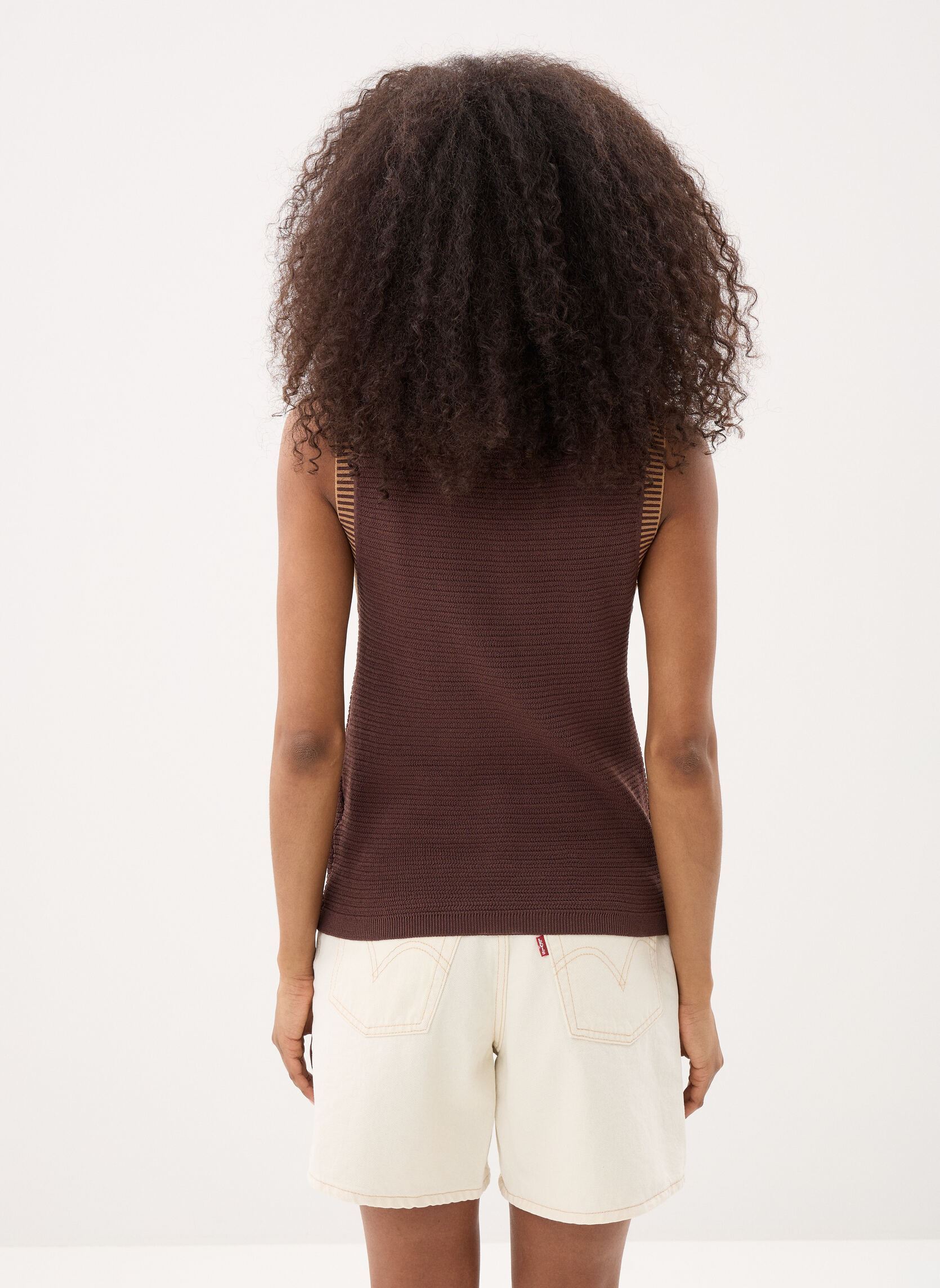 Tops Malo damen braun La Petite Etoile Tops Malo damen braun MARRON