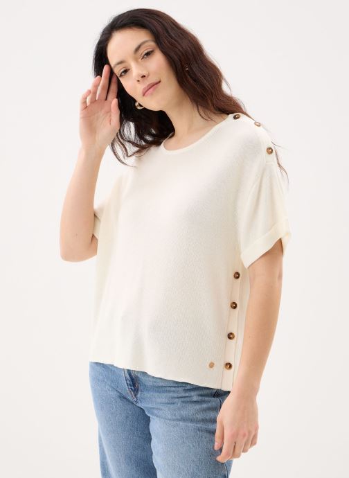 La Petite Etoile Pulls Mau femme blanc