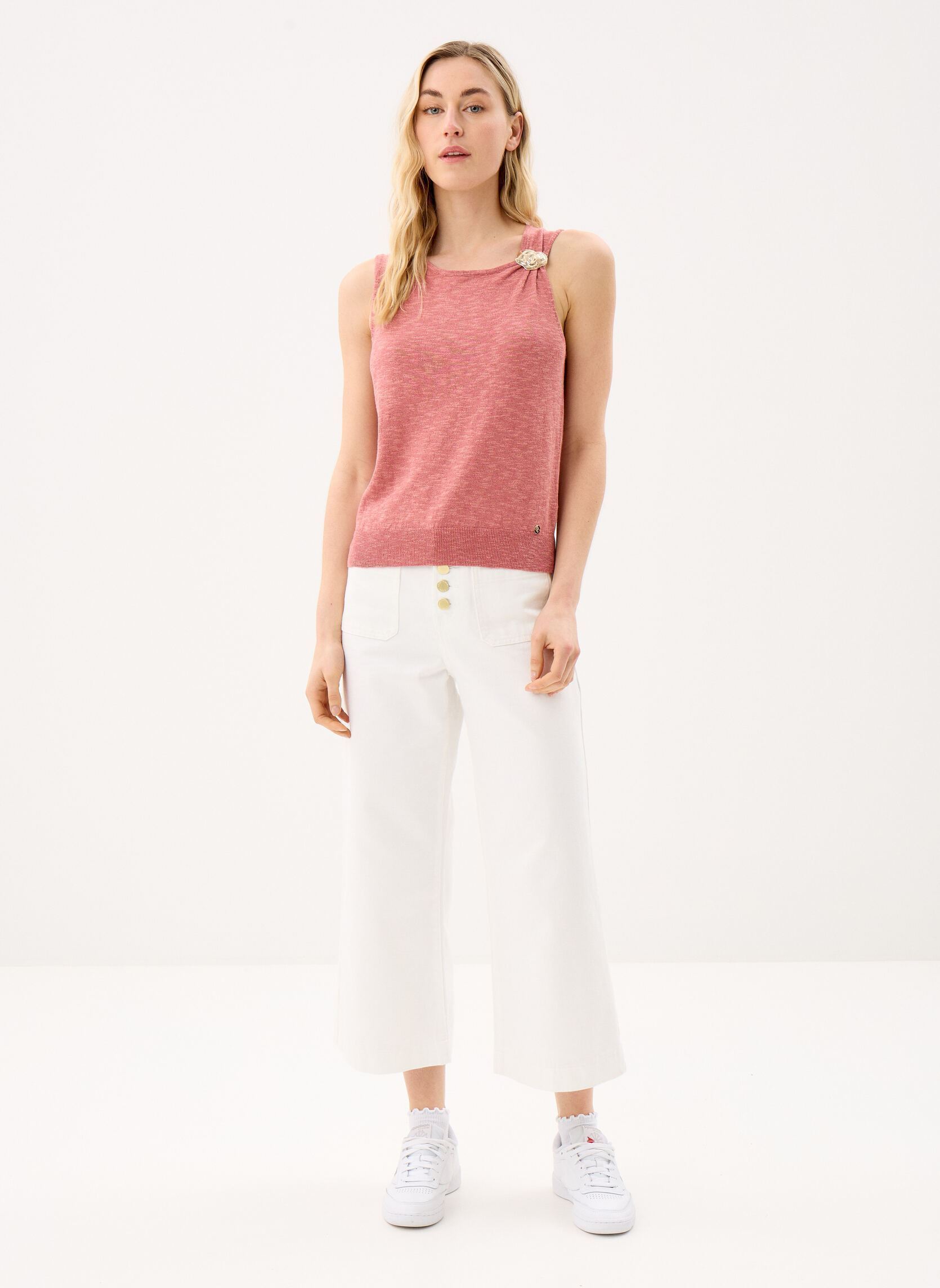 Tops Minn dames oranje La Petite Etoile Tops Minn dames oranje BLUSH