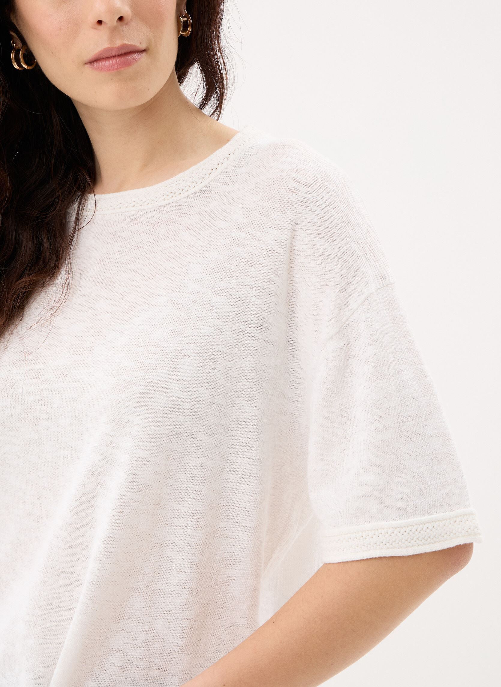 Pulls Mirley femme blanc La Petite Etoile Pulls Mirley femme blanc ECRU