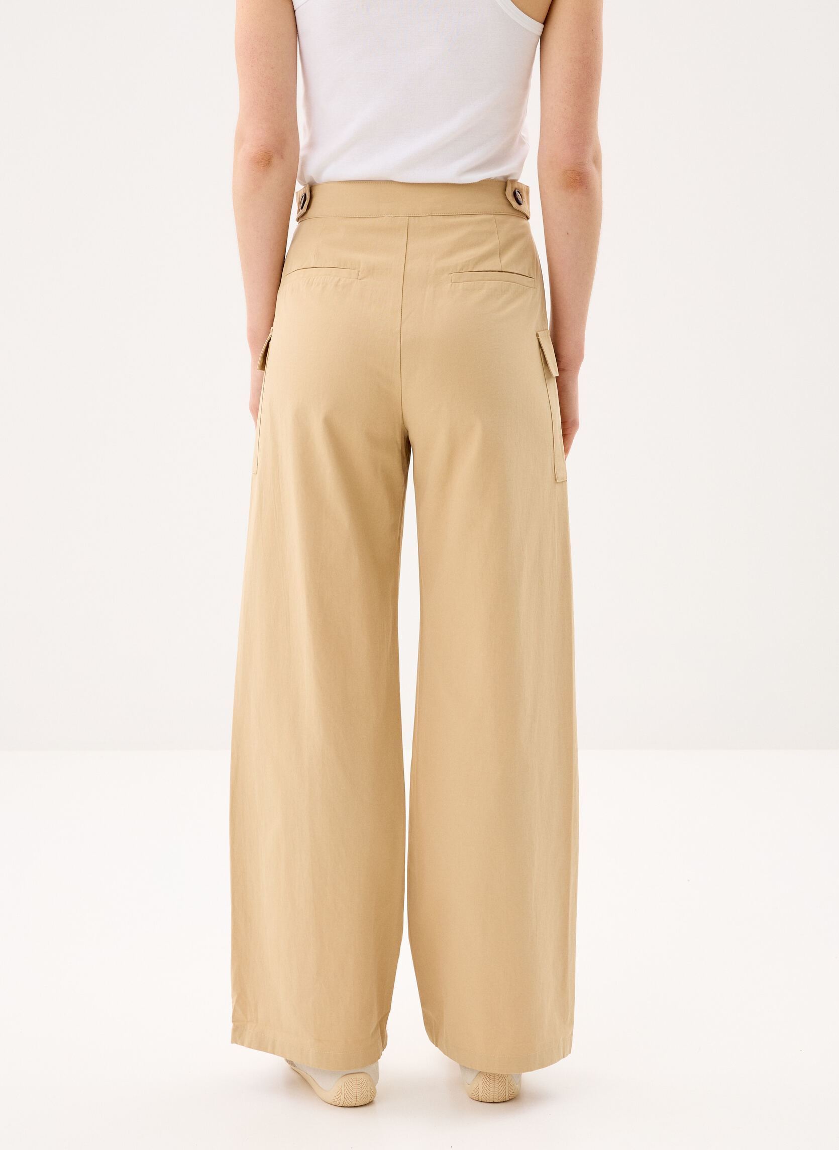 Rechte broeken Poldie dames bruin La Petite Etoile Rechte broeken Poldie dames bruin CAMEL