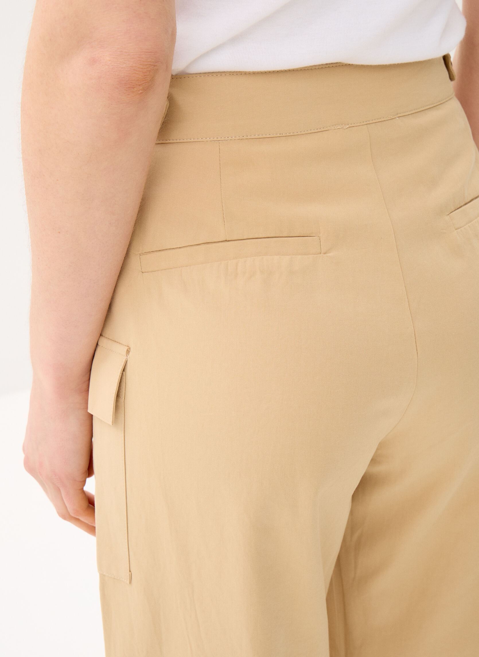 Rechte broeken Poldie dames bruin La Petite Etoile Rechte broeken Poldie dames bruin CAMEL
