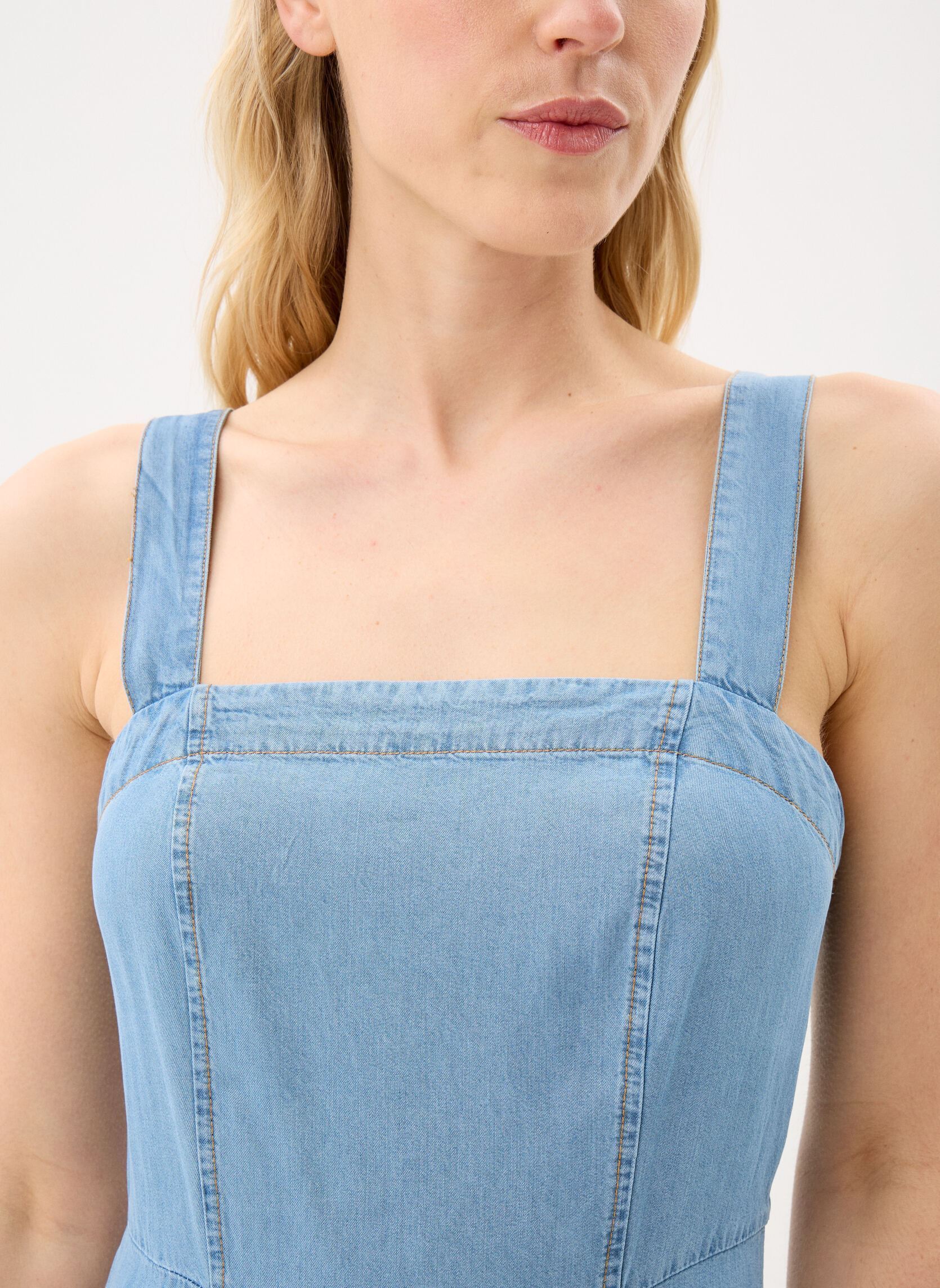 Jurken Rikya dames blauw La Petite Etoile Jurken Rikya dames blauw STONE