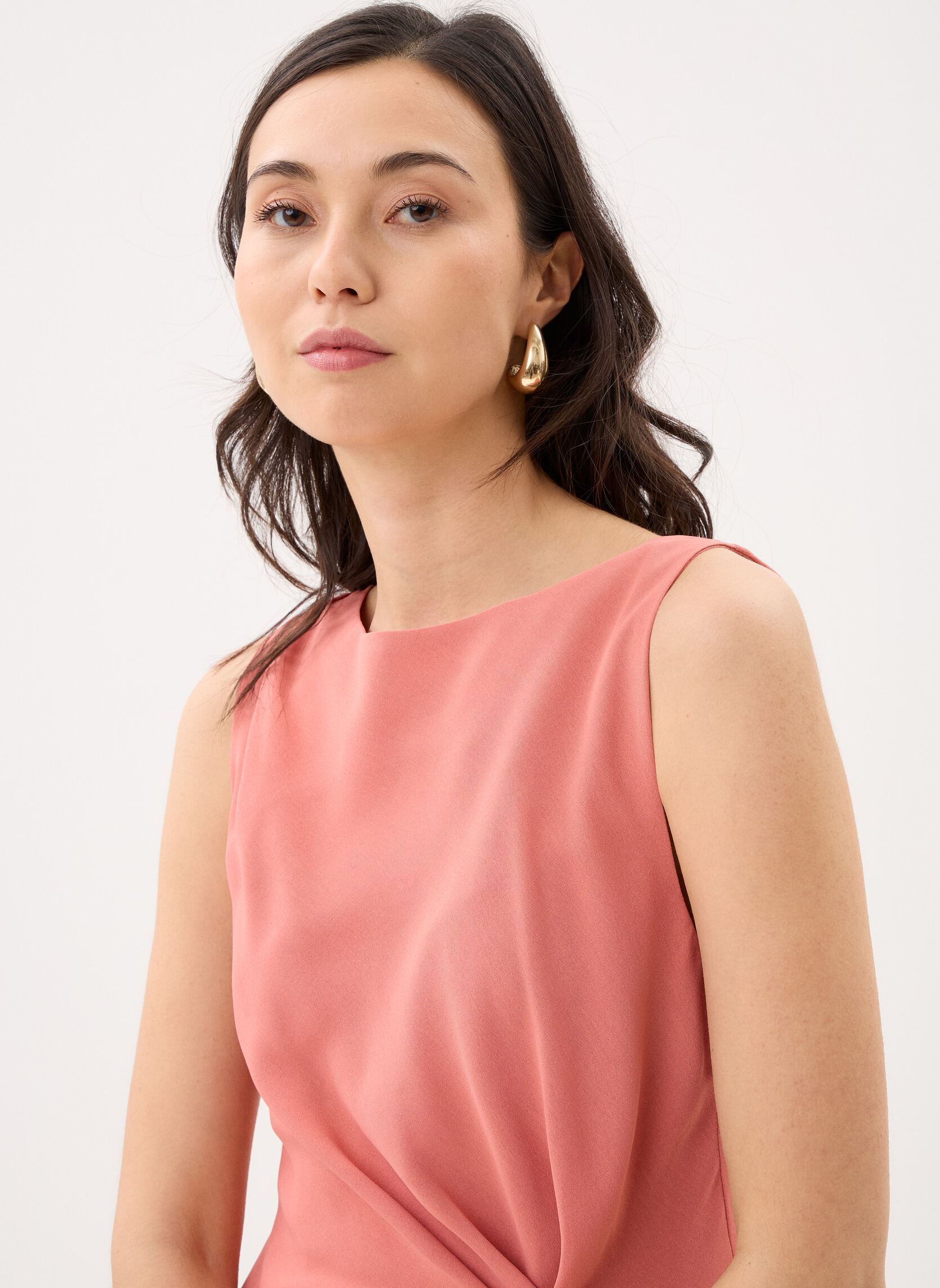 Jurken Rosas dames oranje La Petite Etoile Jurken Rosas dames oranje BLUSH