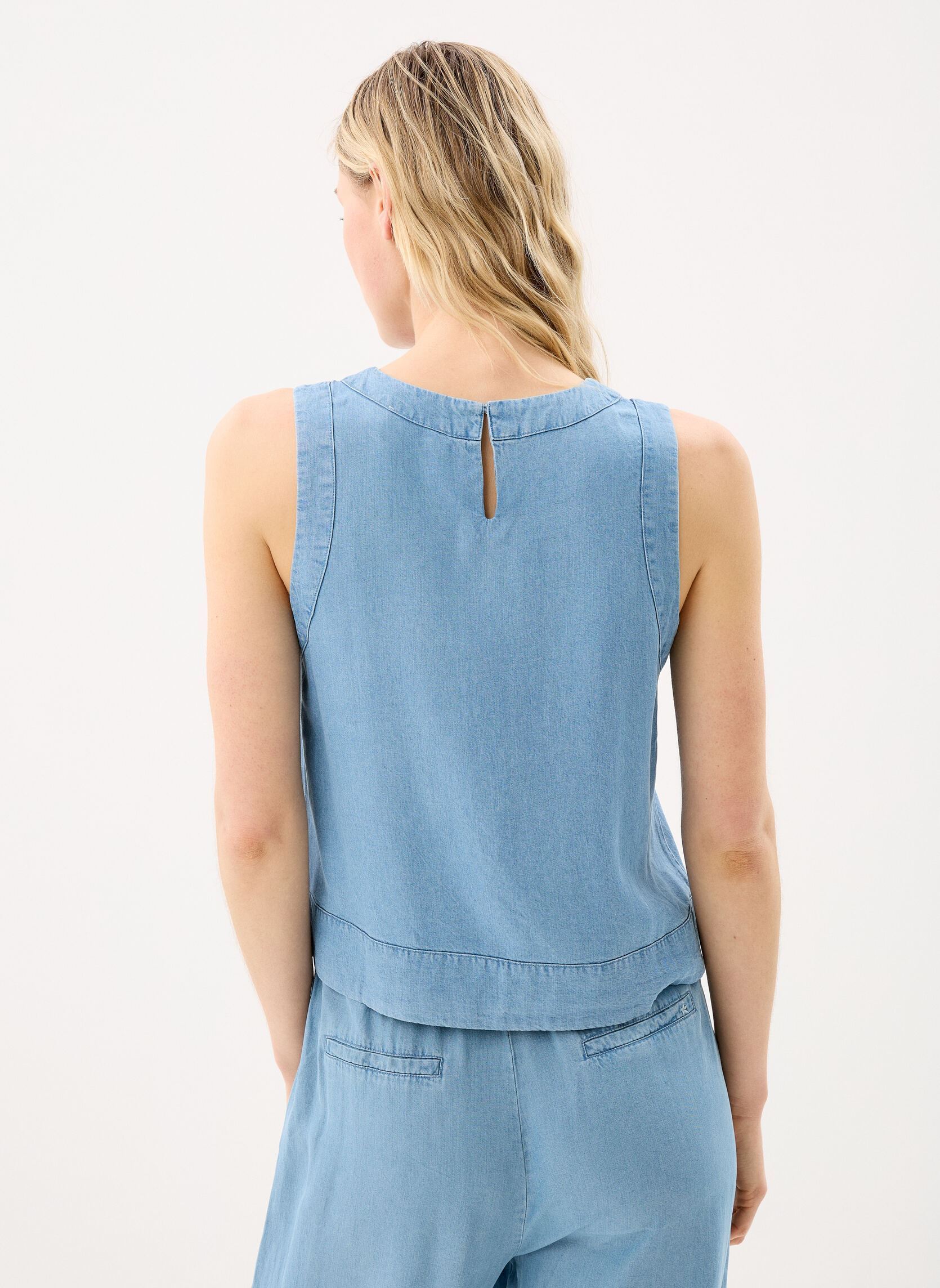 Tops Taiko damen blau La Petite Etoile Tops Taiko damen blau STONE