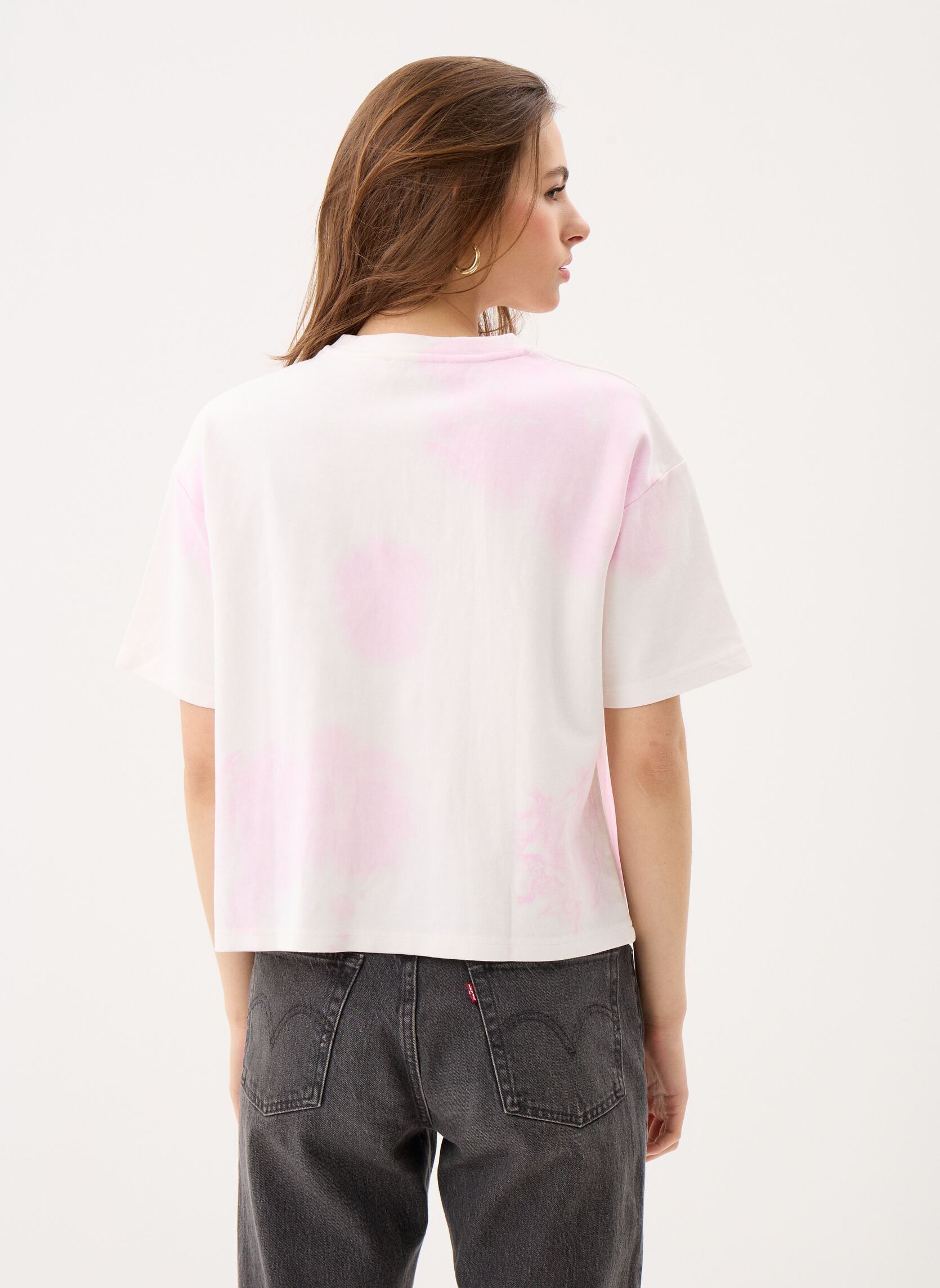 Tee-shirts Taiso femme rose La Petite Etoile Tee-shirts Taiso femme rose ECRU/ROSE