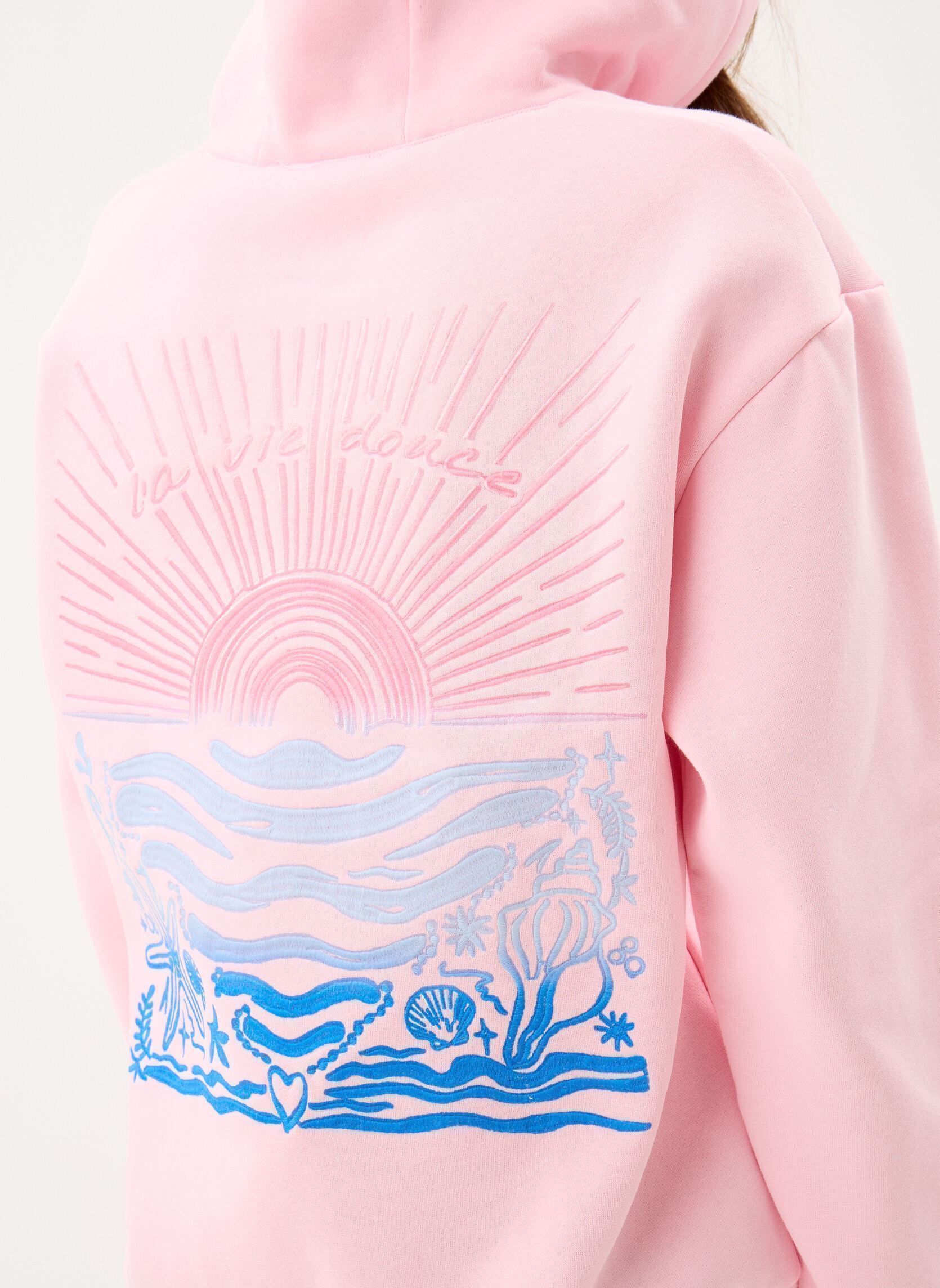 Kapuzenpullover Tiago damen rosa La Petite Etoile Kapuzenpullover Tiago damen rosa POUDRE