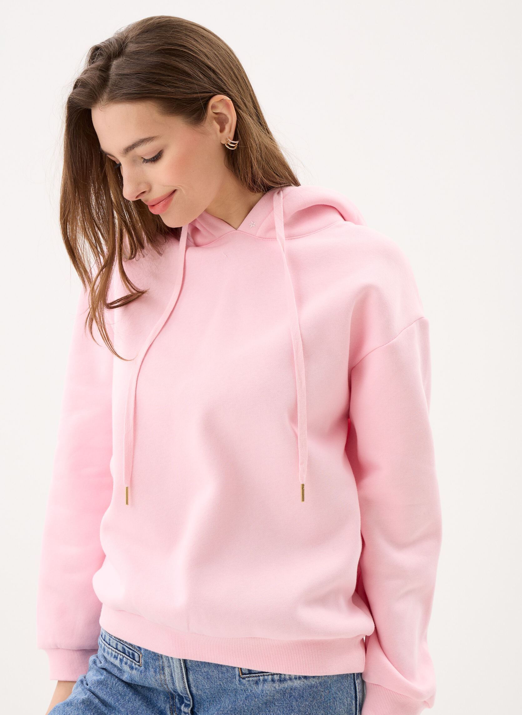 Kapuzenpullover Tiago damen rosa La Petite Etoile Kapuzenpullover Tiago damen rosa POUDRE