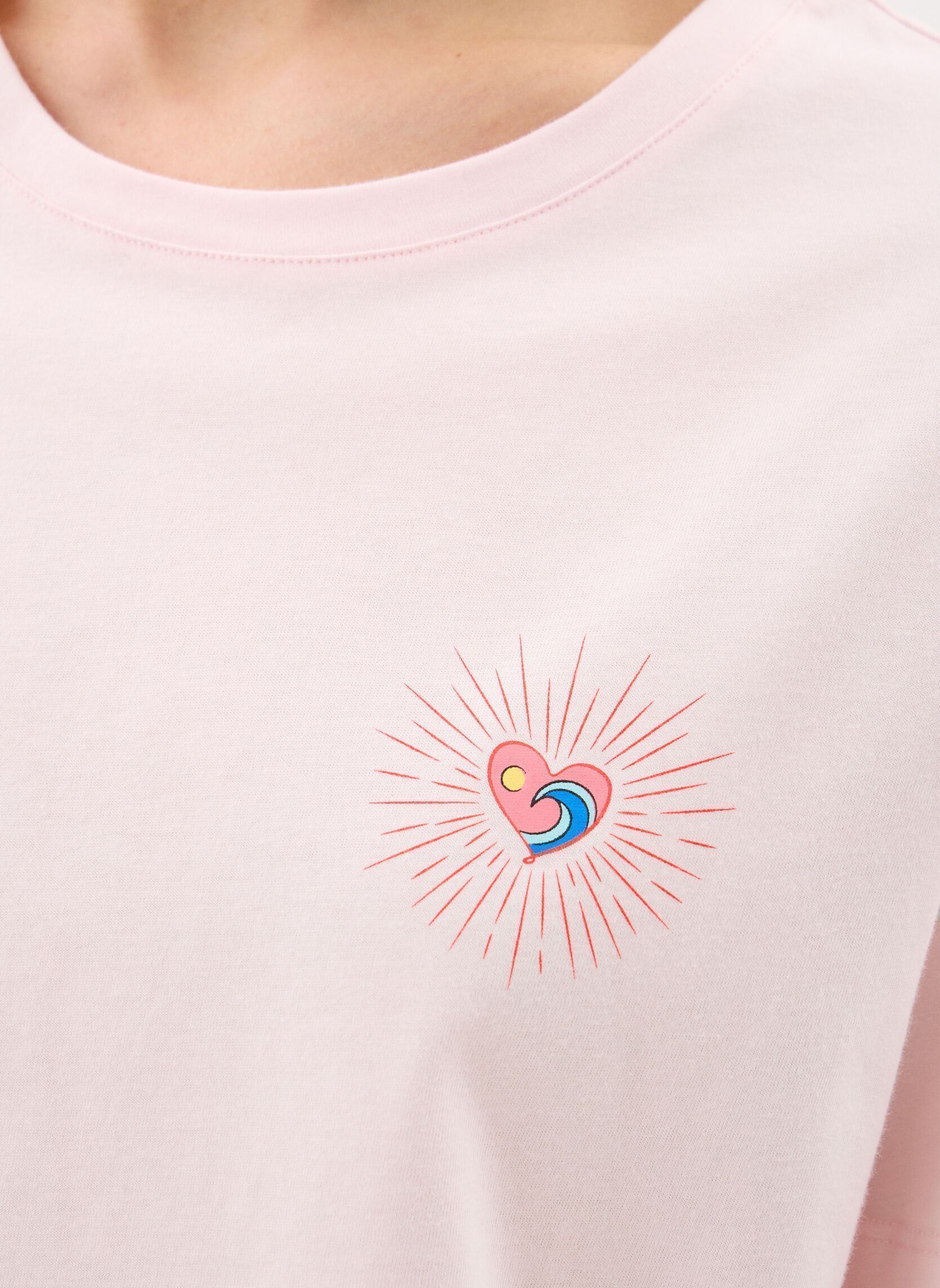 Tee-shirts Tirene femme rose La Petite Etoile Tee-shirts Tirene femme rose POUDRE