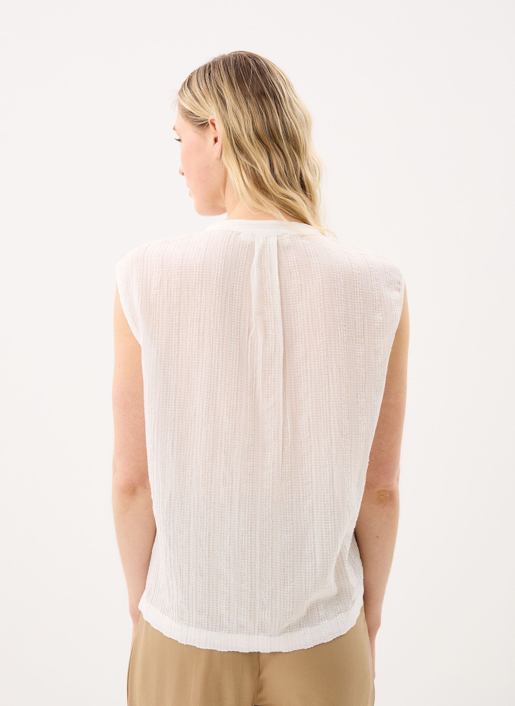Tops Tory damen weiß La Petite Etoile Tops Tory damen weiß ECRU