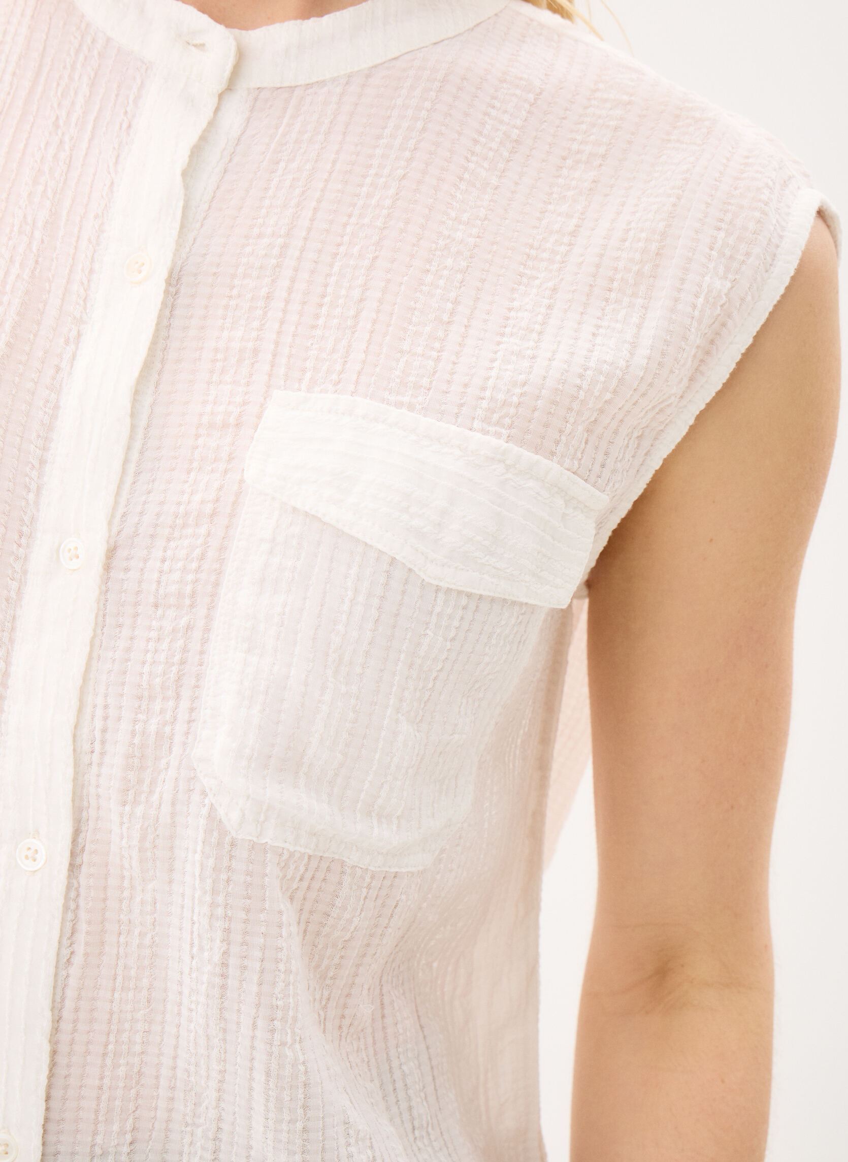 Tops Tory damen weiß La Petite Etoile Tops Tory damen weiß ECRU