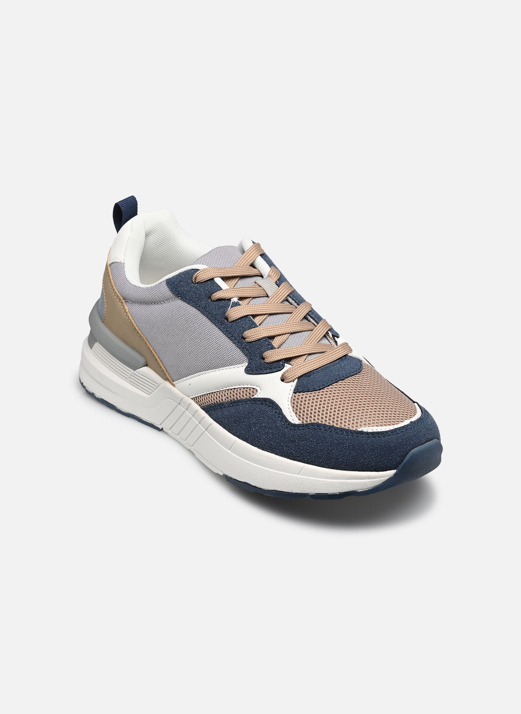 Niedrige Sneaker Baskets THANIL herren blau MADE BY Niedrige Sneaker Baskets THANIL herren blau JEANS - SAND TXT COMBI