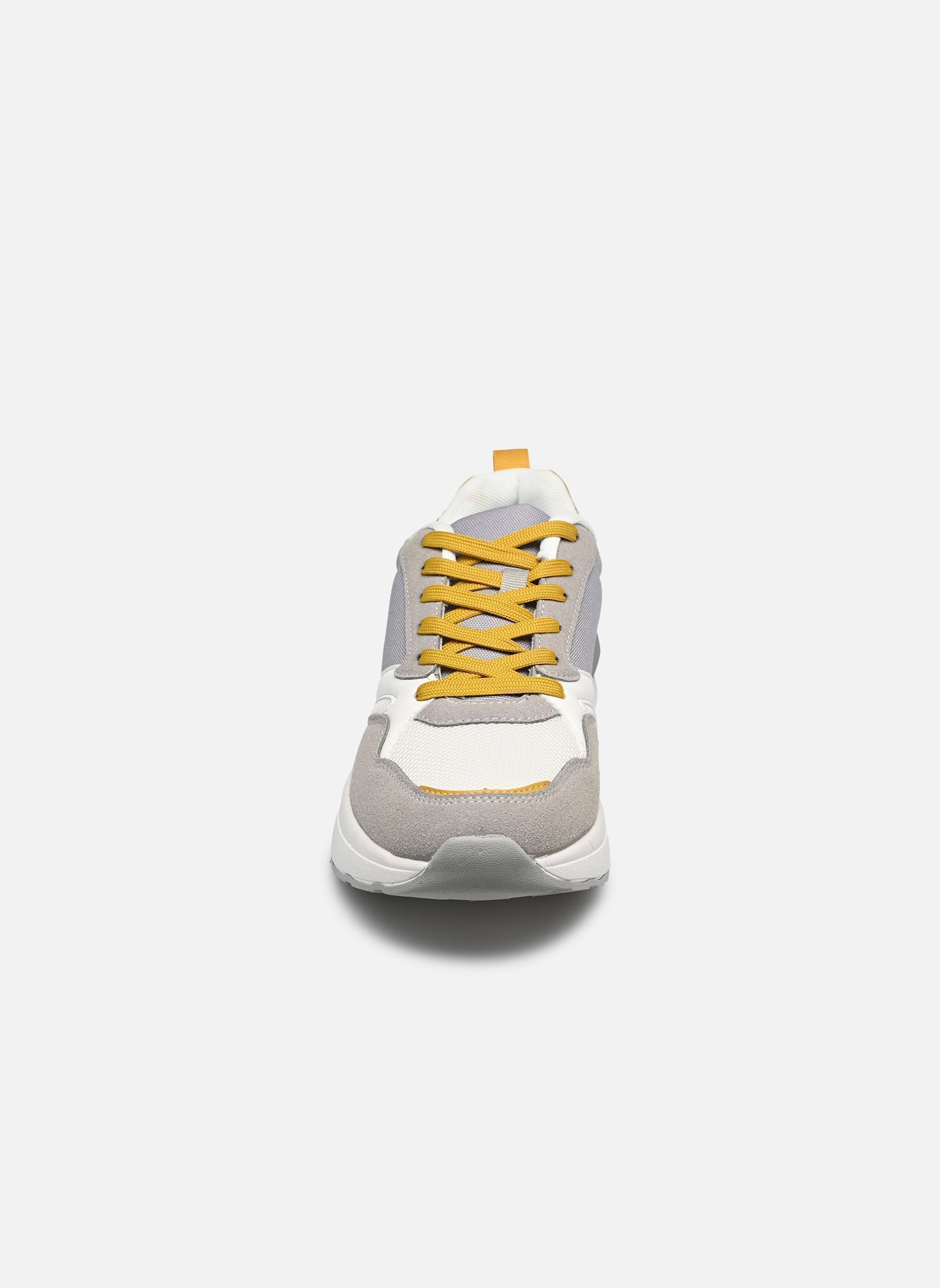 Niedrige Sneaker Baskets THANIL herren grau MADE BY Niedrige Sneaker Baskets THANIL herren grau GREY - LIGHT GREY TXT COMBI