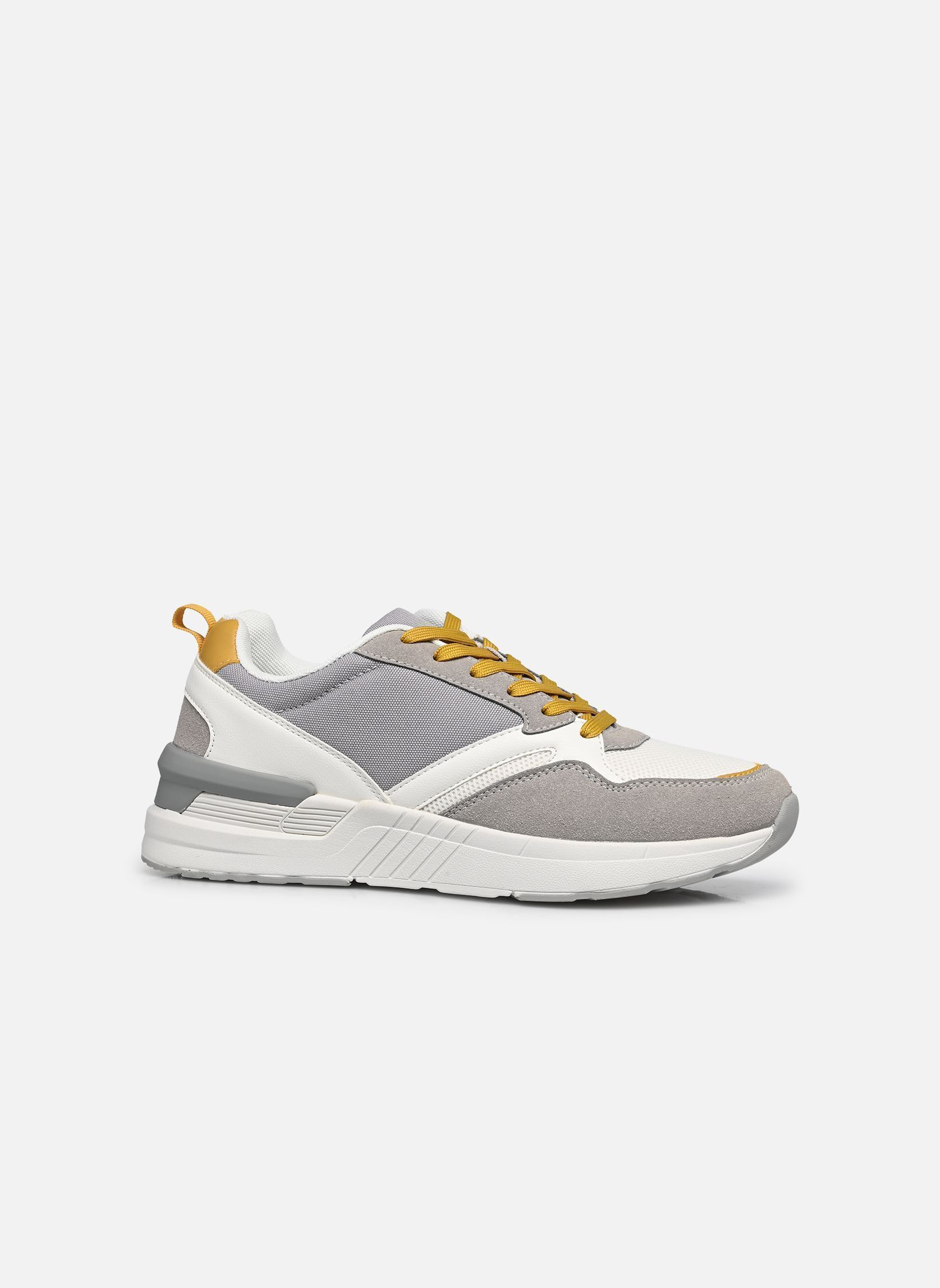 Niedrige Sneaker Baskets THANIL herren grau MADE BY Niedrige Sneaker Baskets THANIL herren grau GREY - LIGHT GREY TXT COMBI