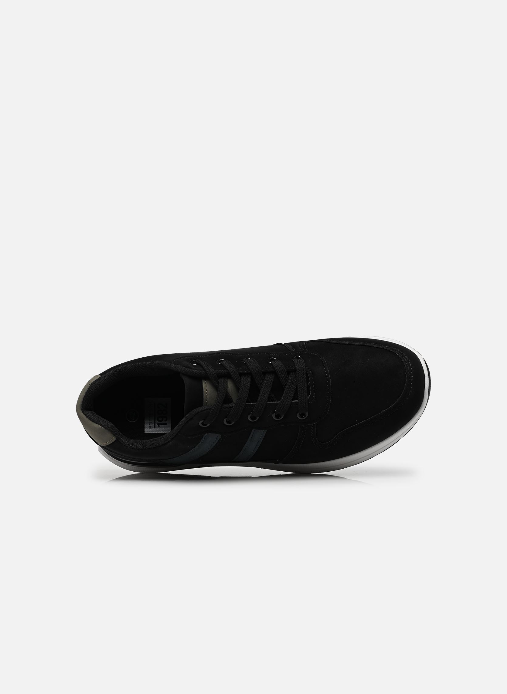 Niedrige Sneaker Baskets THRETRON herren schwarz MADE BY Niedrige Sneaker Baskets THRETRON herren schwarz BLACK PU NUBUCK