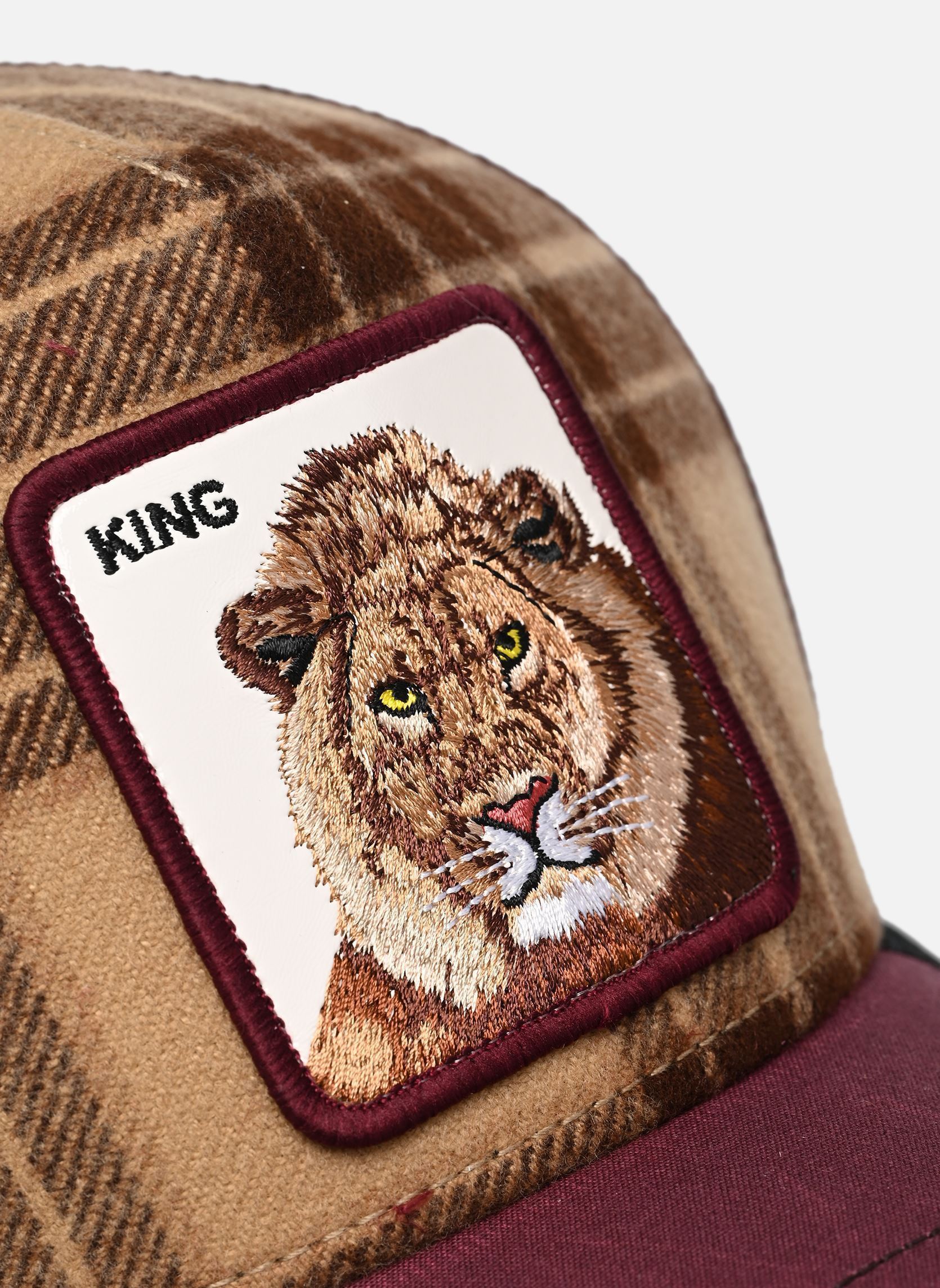 Casquettes King Plaid Desire homme bordeaux GOORIN BROS Casquettes King Plaid Desire homme bordeaux DESIRE