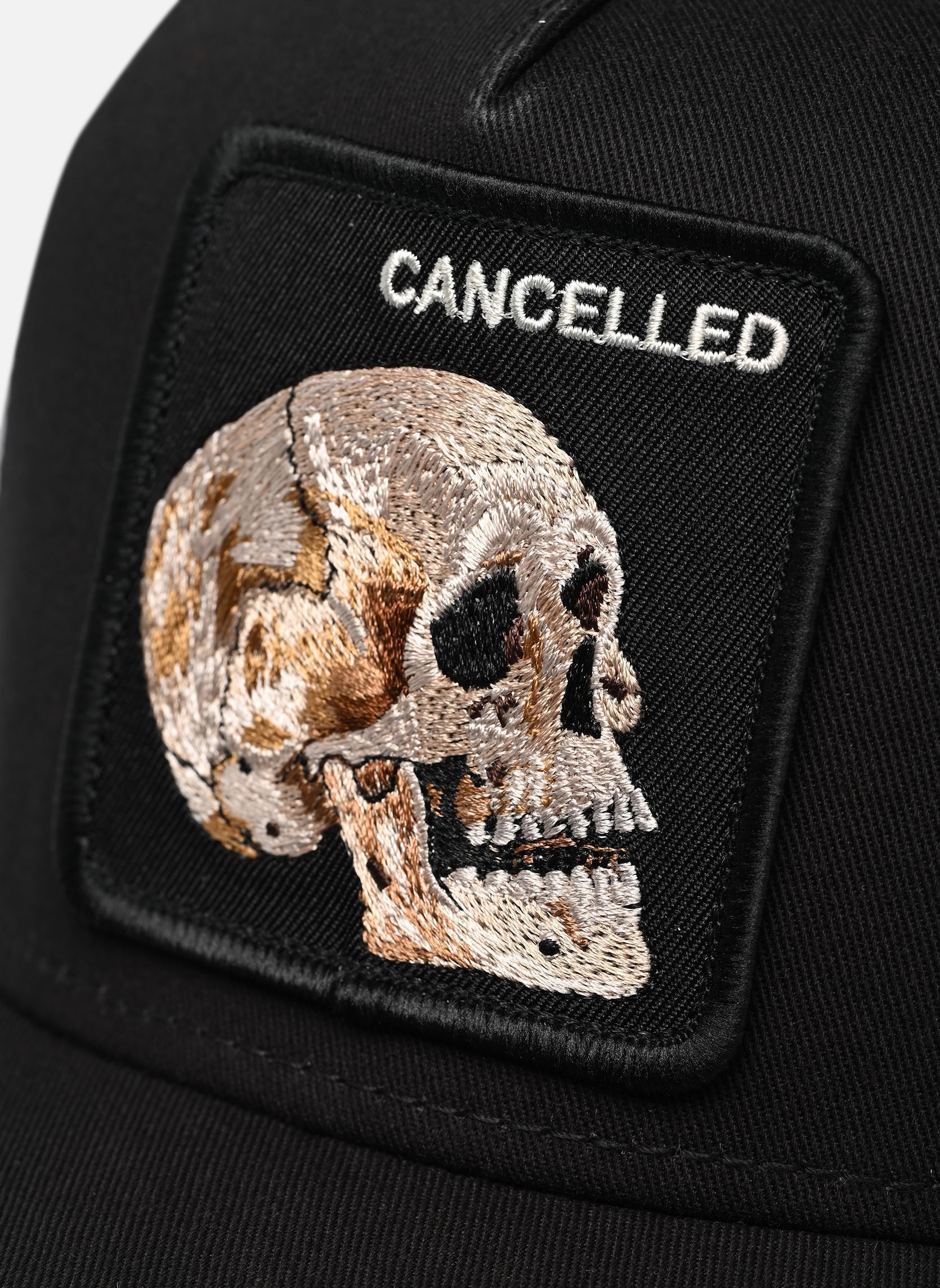 Petten The Cancelled Skull Trucker heren bruin GOORIN BROS Petten The Cancelled Skull Trucker heren bruin Void