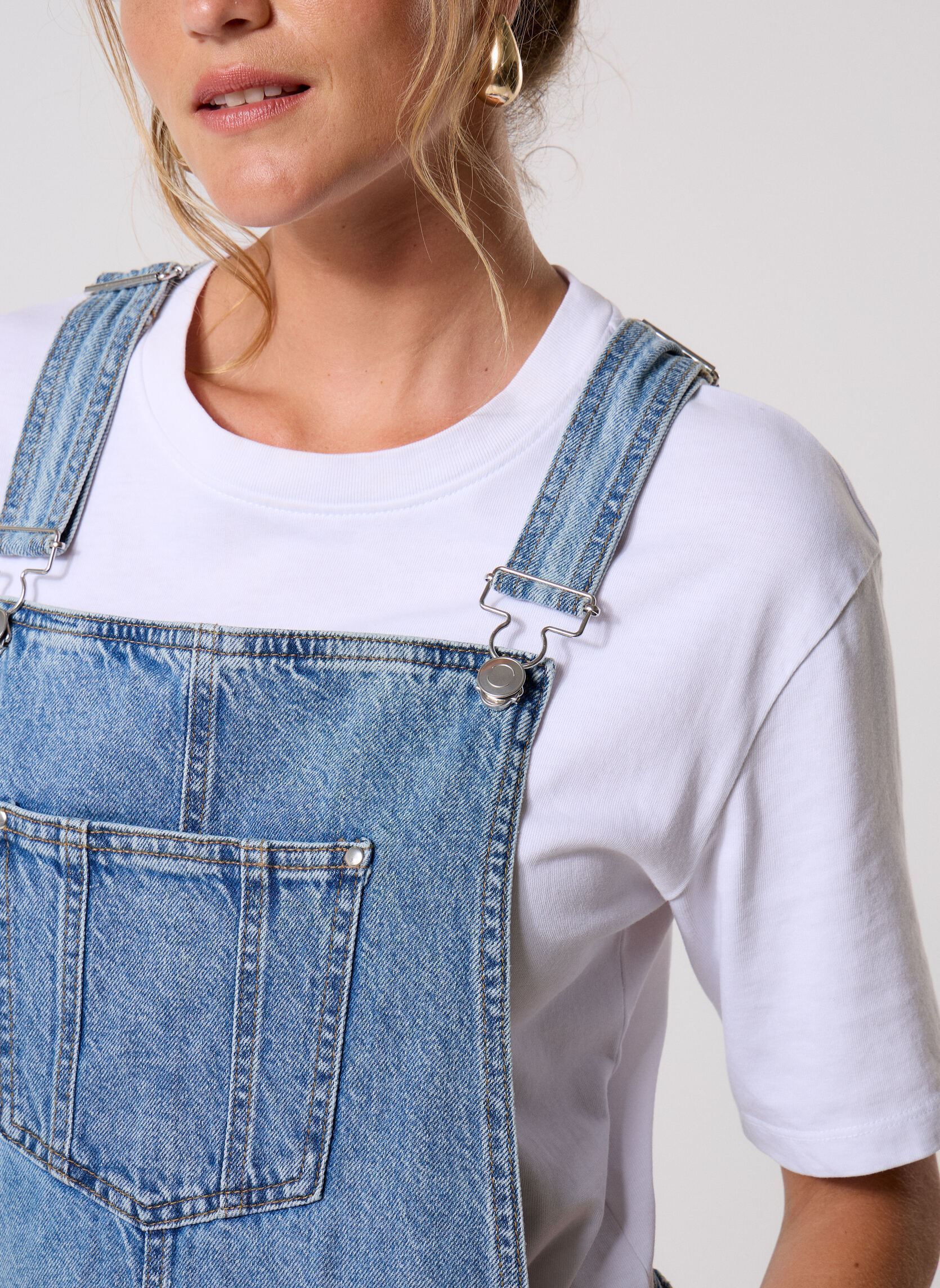 Salopettes PENELOPE2 salopette femme bleu MADE BY Salopettes PENELOPE2 salopette femme bleu DENIM DOUBLE STONE