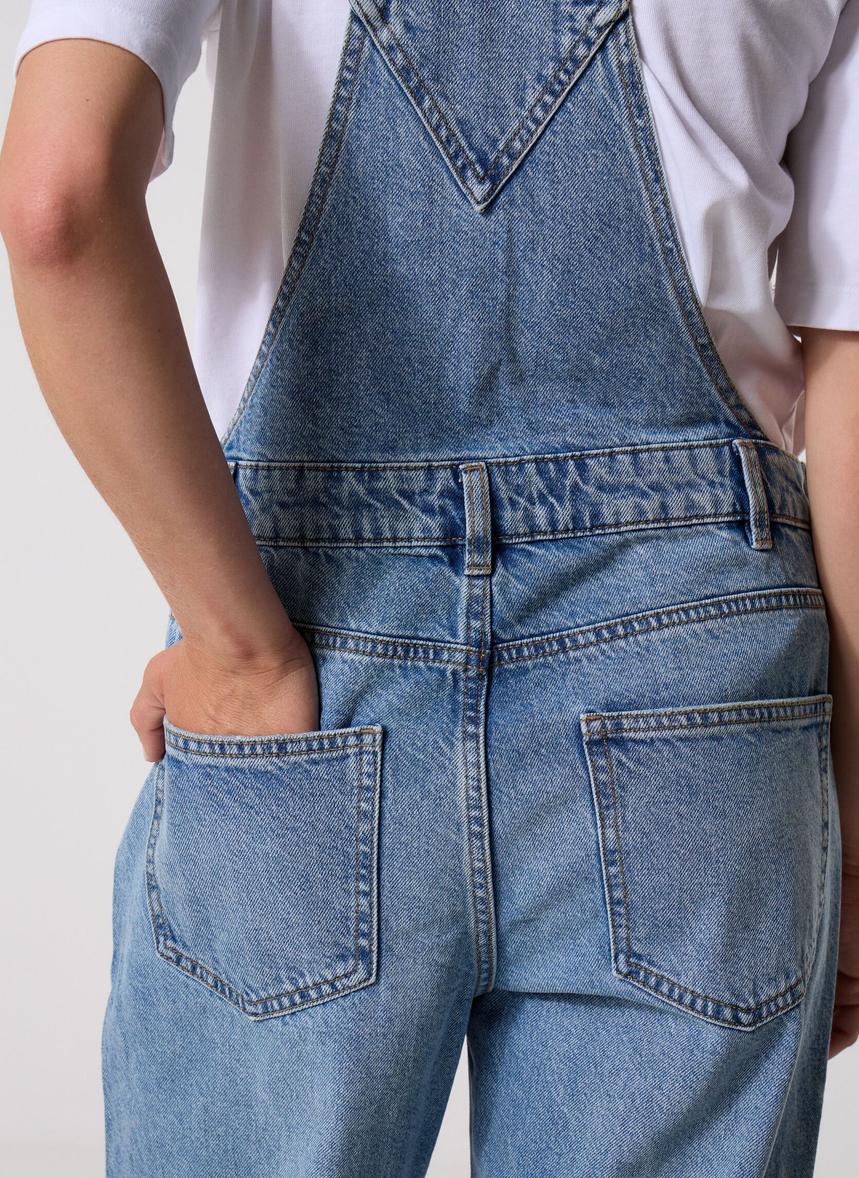 Salopettes PENELOPE2 salopette femme bleu MADE BY Salopettes PENELOPE2 salopette femme bleu DENIM DOUBLE STONE