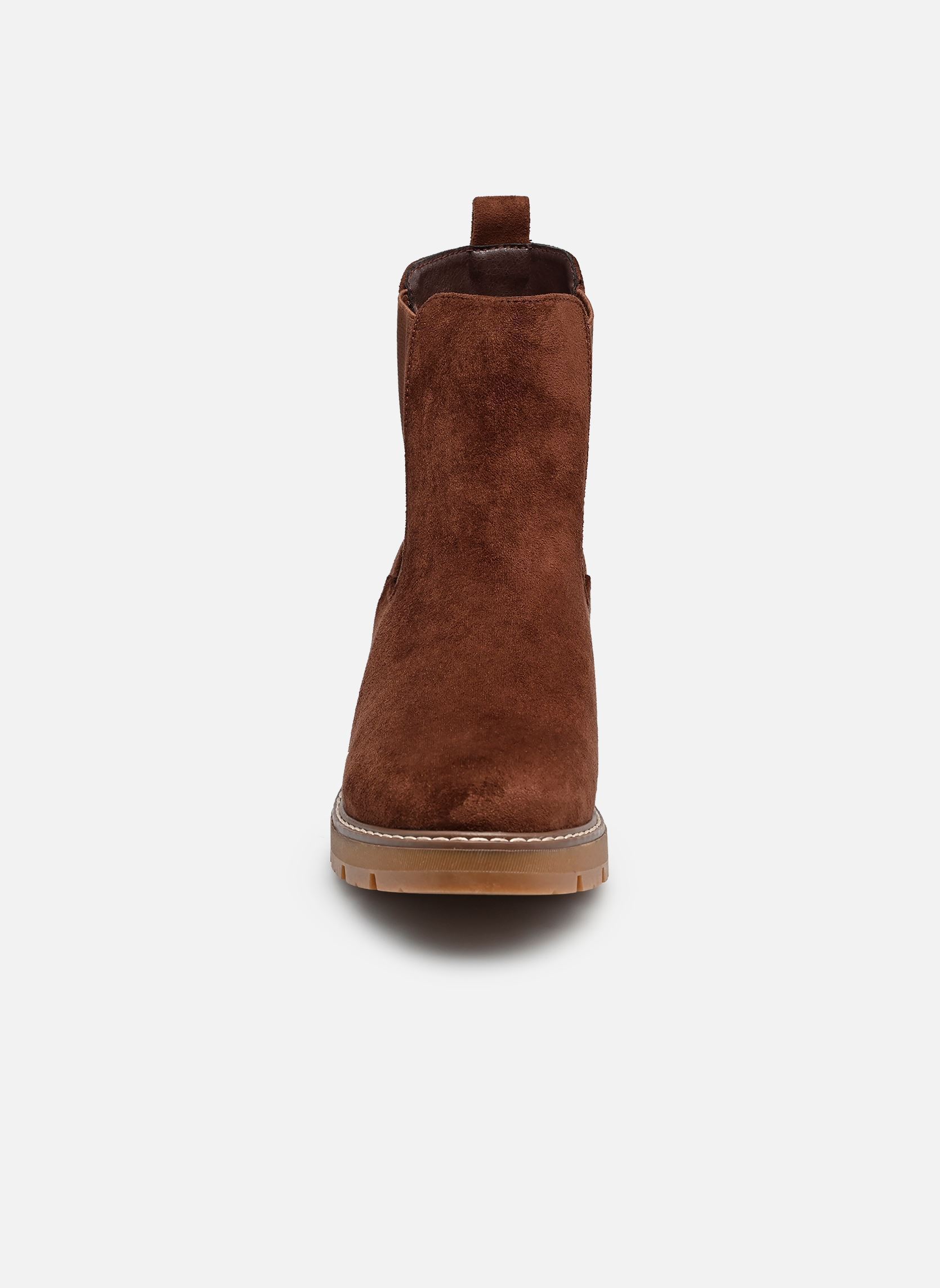 Niedrige Ankle Boots Boots THANIF damen braun MADE BY Niedrige Ankle Boots Boots THANIF damen braun DARK BROWN