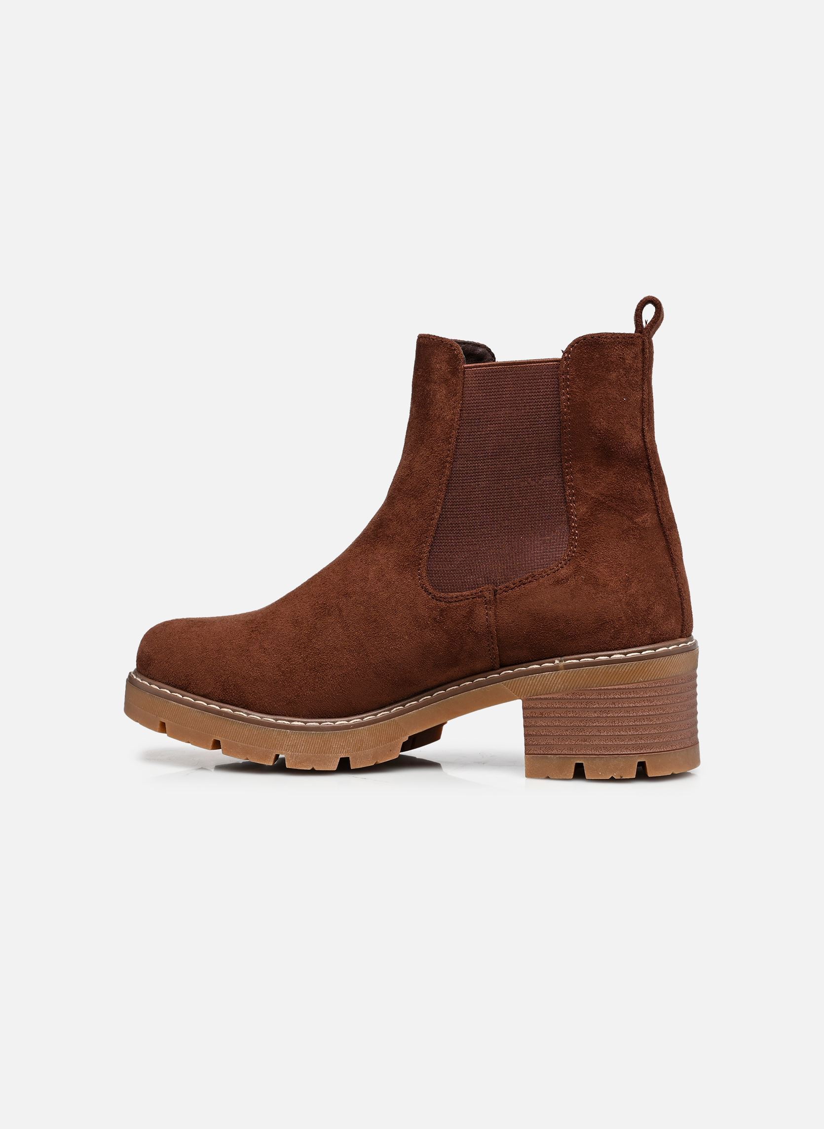 Niedrige Ankle Boots Boots THANIF damen braun MADE BY Niedrige Ankle Boots Boots THANIF damen braun DARK BROWN