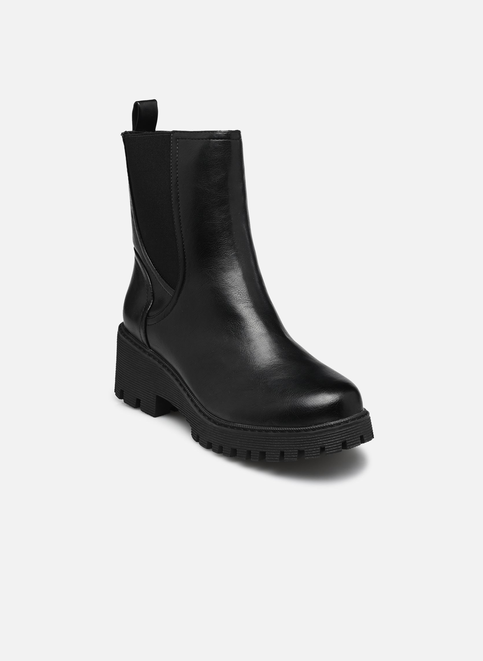 Bottines basses Boots THCHALE femme noir MADE BY Bottines basses Boots THCHALE femme noir BLACK PU