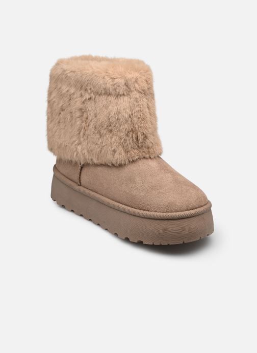 MADE BY Gevoerde enkellaarsjes Boots THPOK dames beige