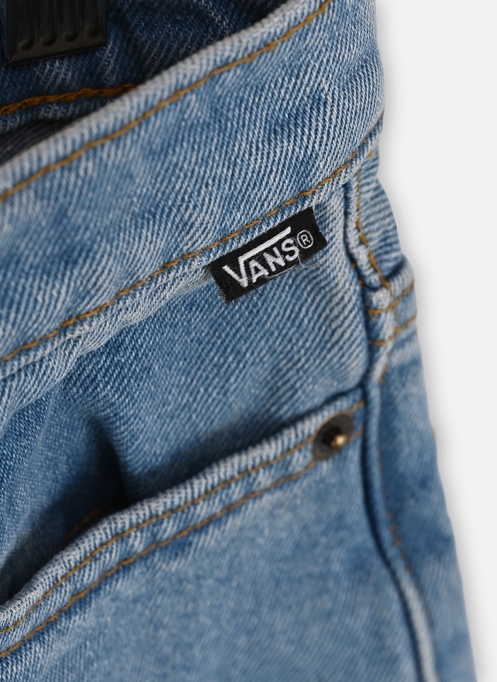 Jeans droits Check-5 Loose Denim Pant K garçon bleu Vans Jeans droits Check-5 Loose Denim Pant K garçon bleu STONEWASH/BLUE