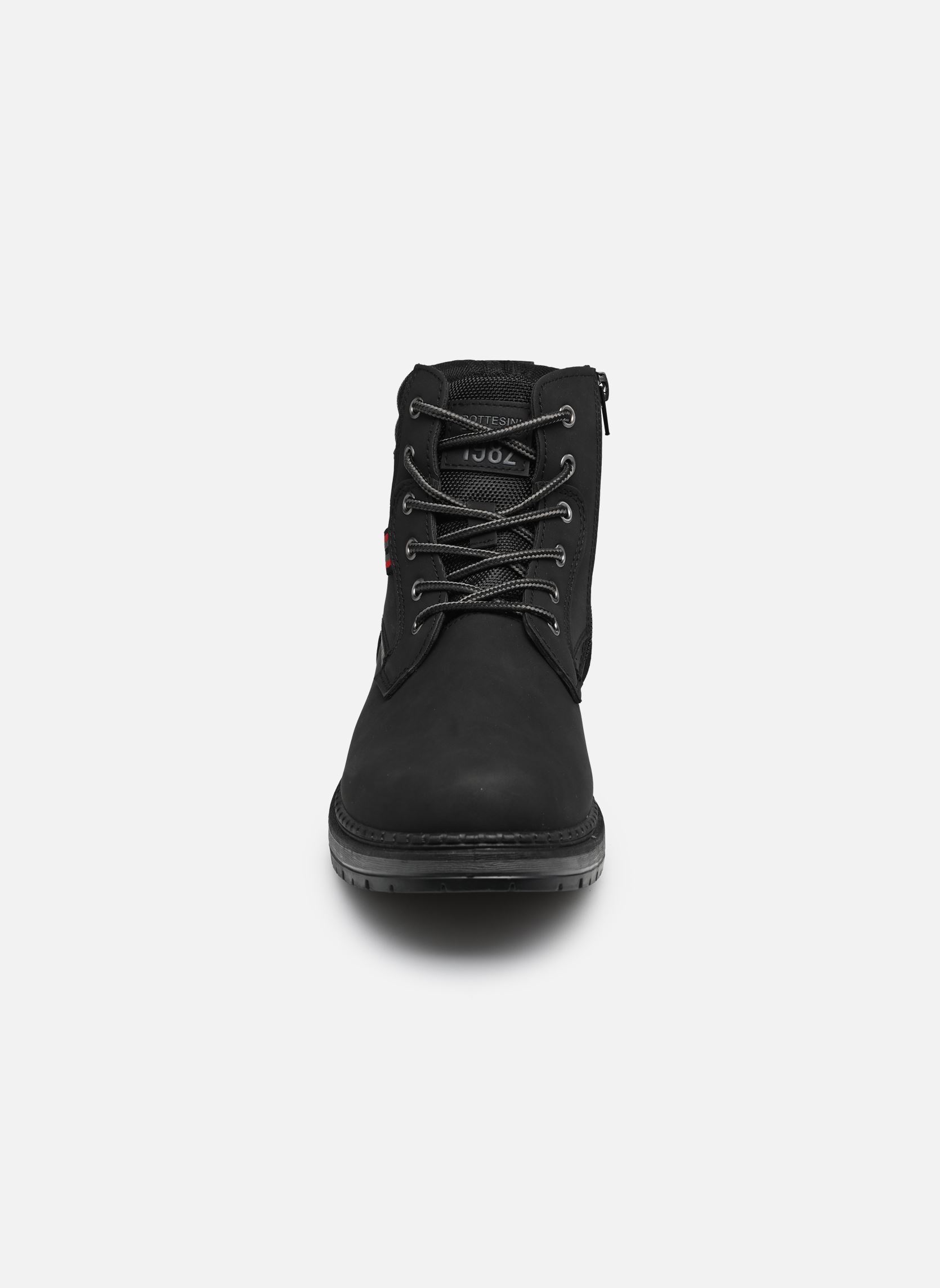 Veterlaarsjes Chaussure THSINI heren zwart MADE BY Veterlaarsjes Chaussure THSINI heren zwart BLACK PU