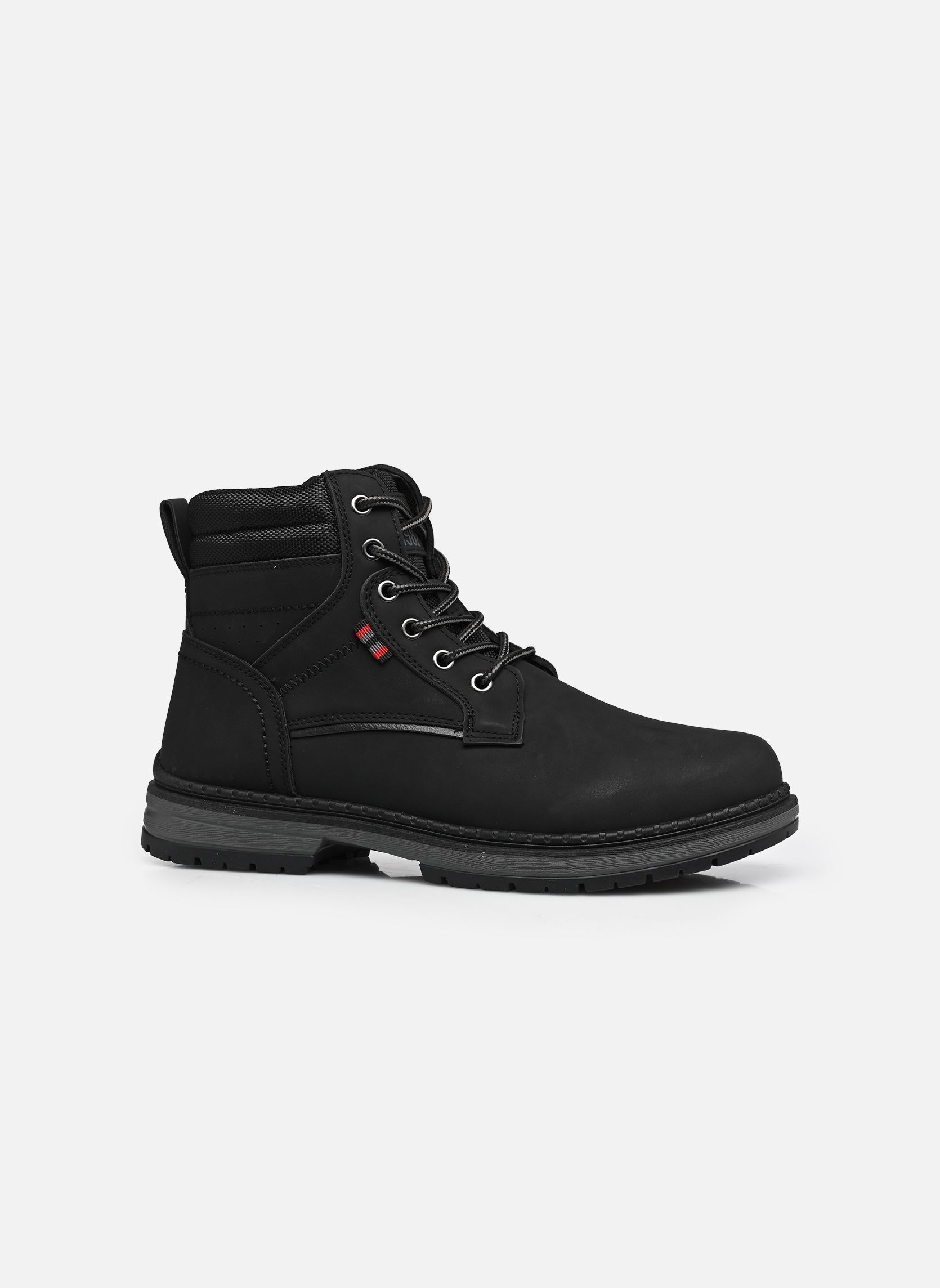 Veterlaarsjes Chaussure THSINI heren zwart MADE BY Veterlaarsjes Chaussure THSINI heren zwart BLACK PU