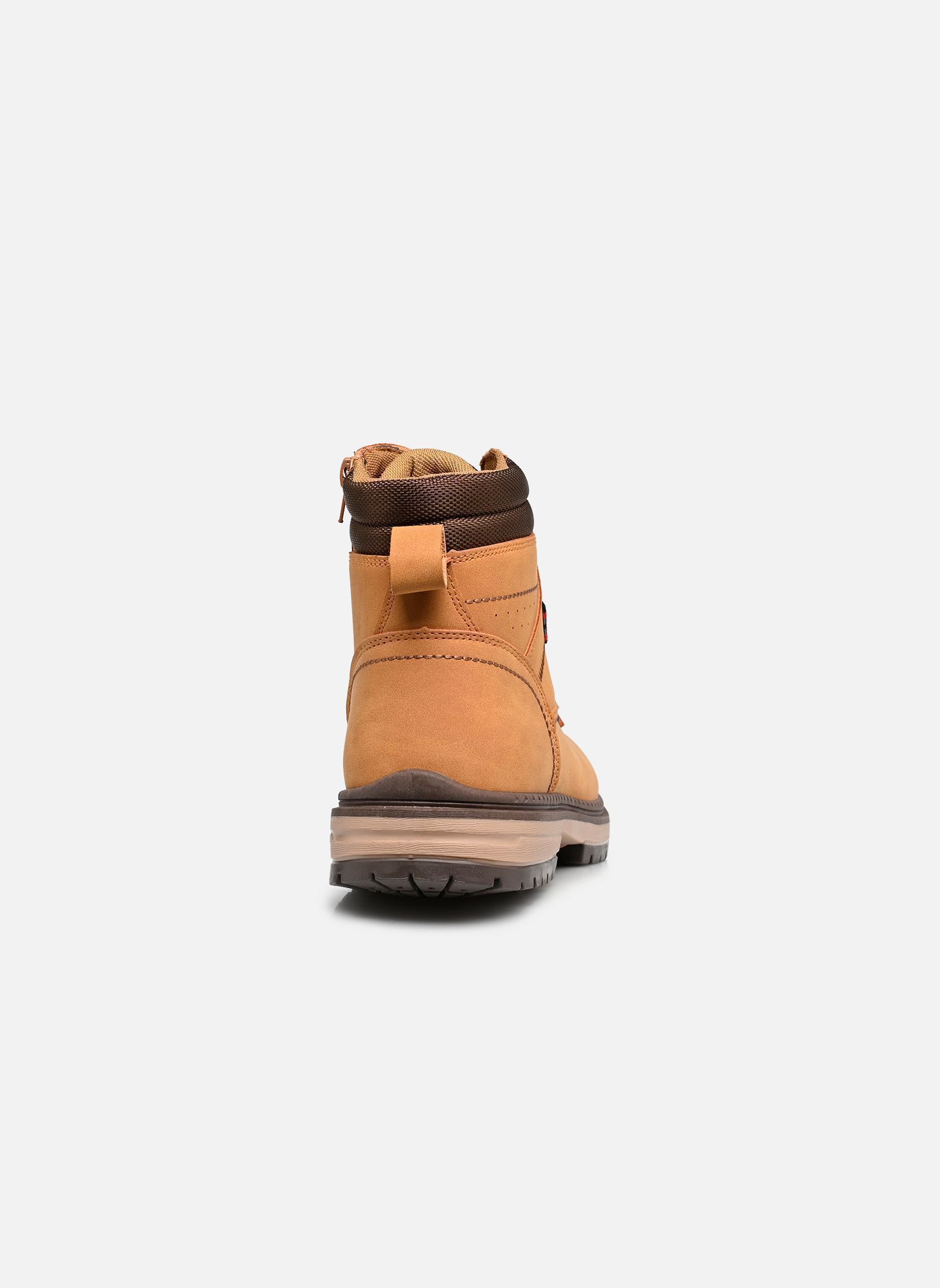 Veterlaarsjes Chaussure THSINI heren bruin MADE BY Veterlaarsjes Chaussure THSINI heren bruin MAIS PU