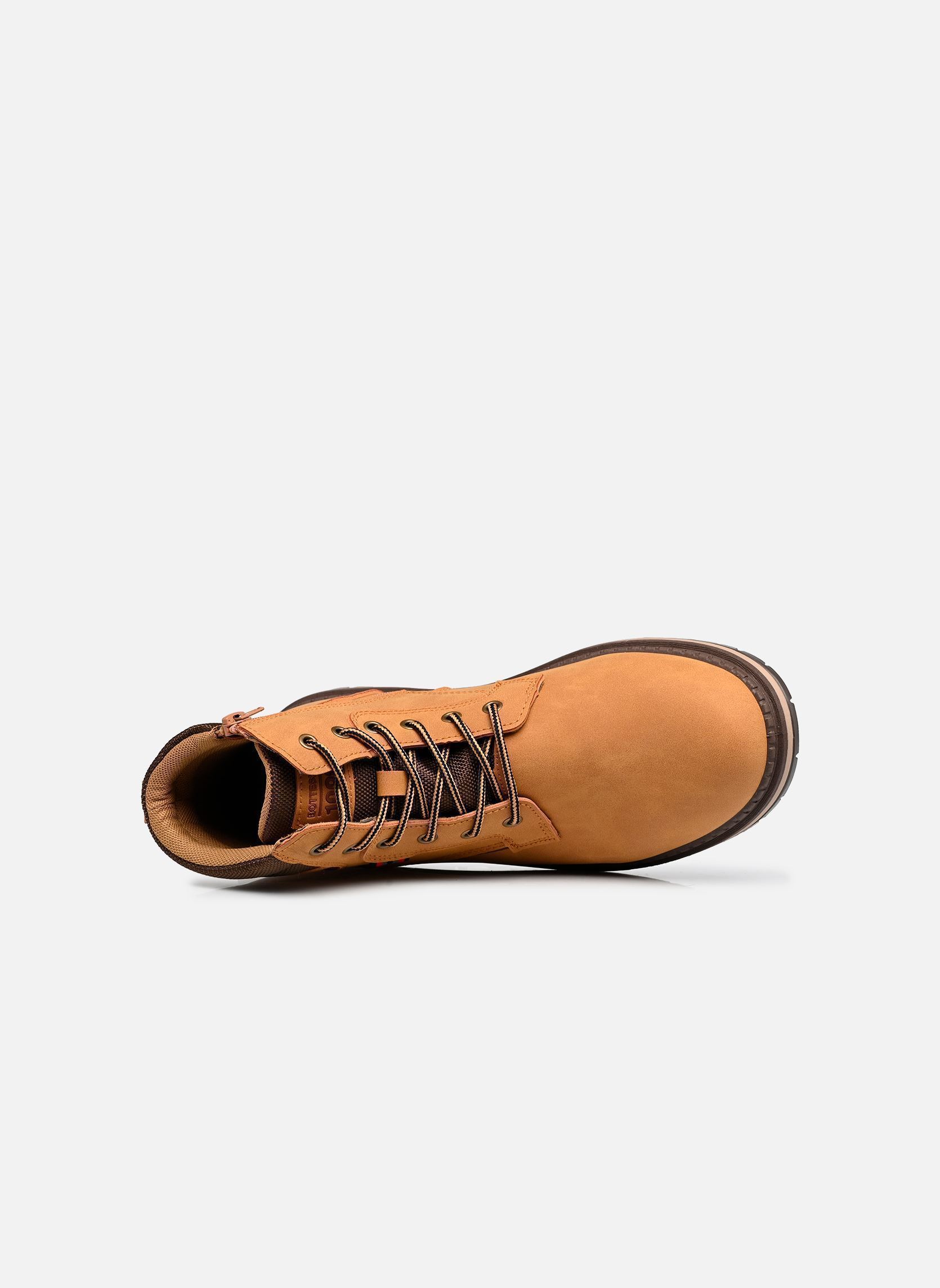 Veterlaarsjes Chaussure THSINI heren bruin MADE BY Veterlaarsjes Chaussure THSINI heren bruin MAIS PU