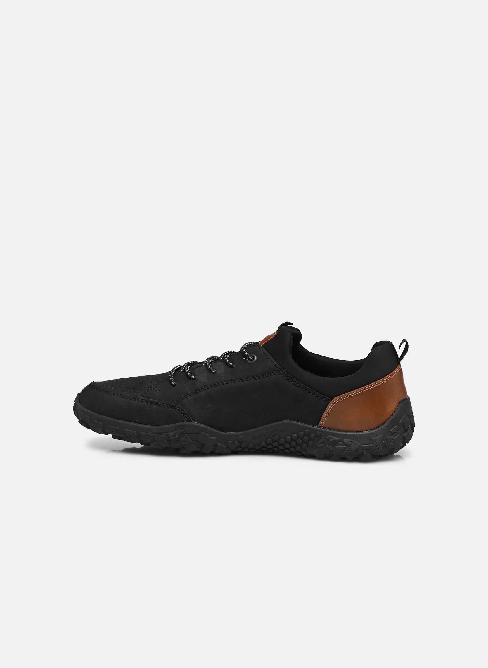 Lage sneakers 08150 heren zwart Rieker Lage sneakers 08150 heren zwart SCHWARZ/AMARETTO/SCHWARZ