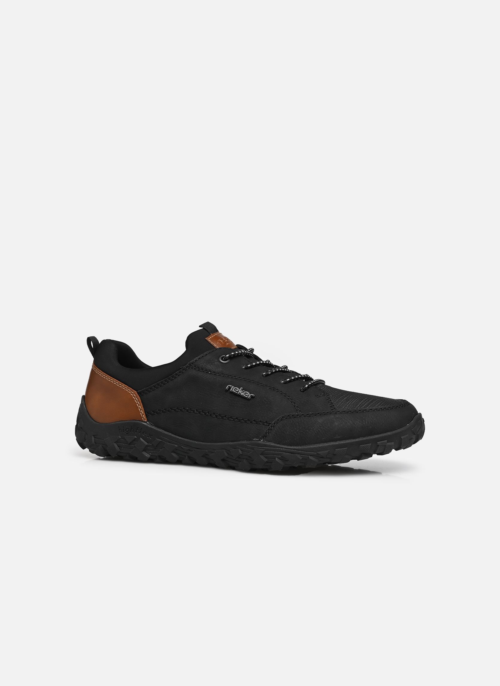 Lage sneakers 08150 heren zwart Rieker Lage sneakers 08150 heren zwart SCHWARZ/AMARETTO/SCHWARZ