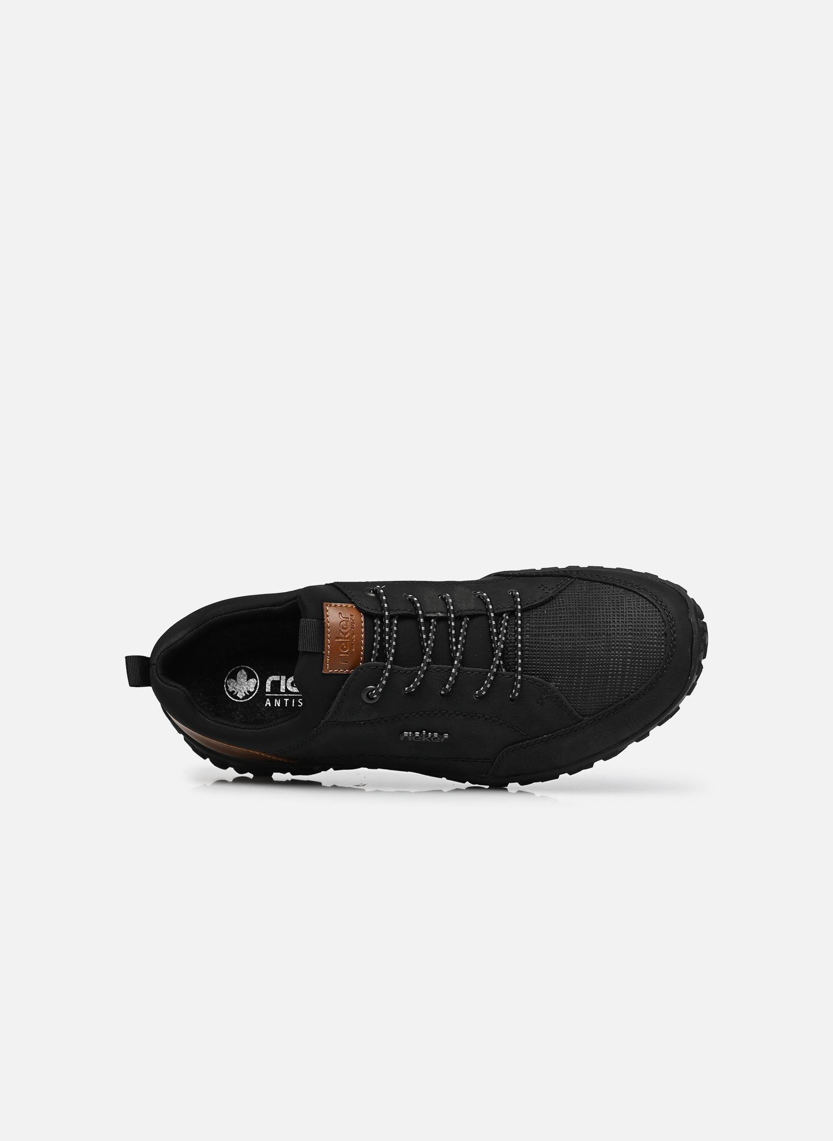 Lage sneakers 08150 heren zwart Rieker Lage sneakers 08150 heren zwart SCHWARZ/AMARETTO/SCHWARZ
