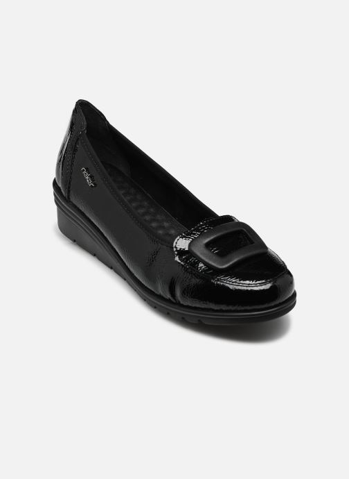 Rieker Bailarinas clásicas L5362 mujer negro