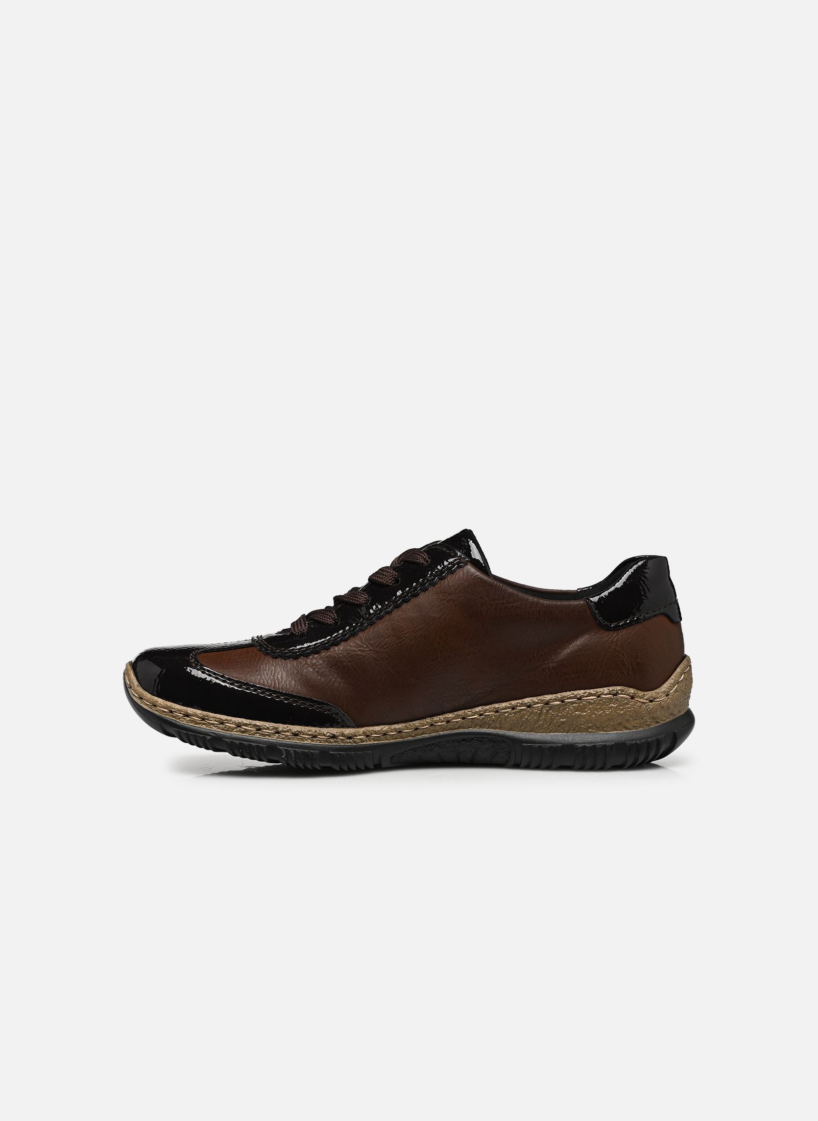 Lage sneakers N3200 dames bruin Rieker Lage sneakers N3200 dames bruin ESPRESSO/BROWN/BRONZE