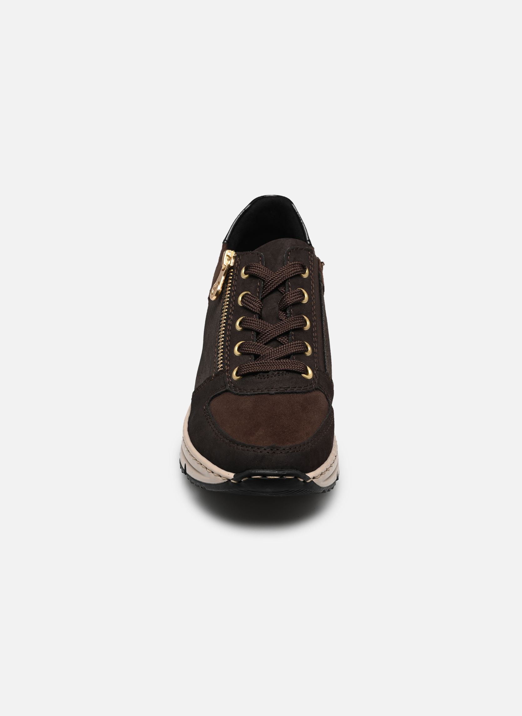 Lage sneakers N6314 dames bruin Rieker Lage sneakers N6314 dames bruin NOUGAT/RANCHO/TESTADIMORO/ESPR