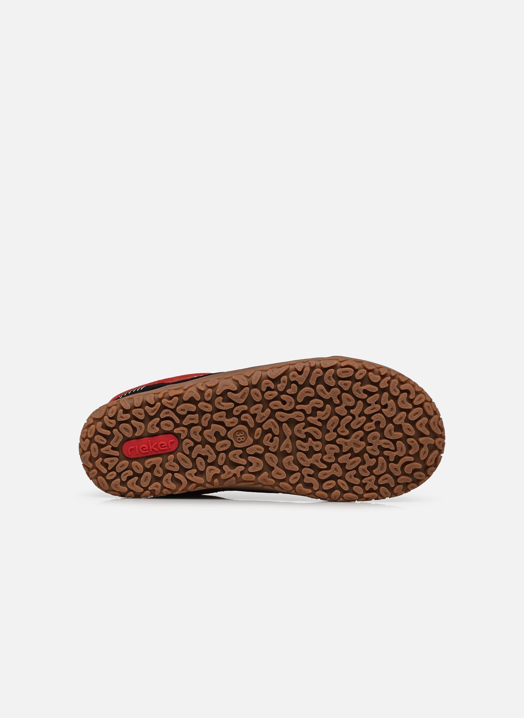 Lage sneakers 52303 dames rood Rieker Lage sneakers 52303 dames rood Schwarz/Mohn/Fango