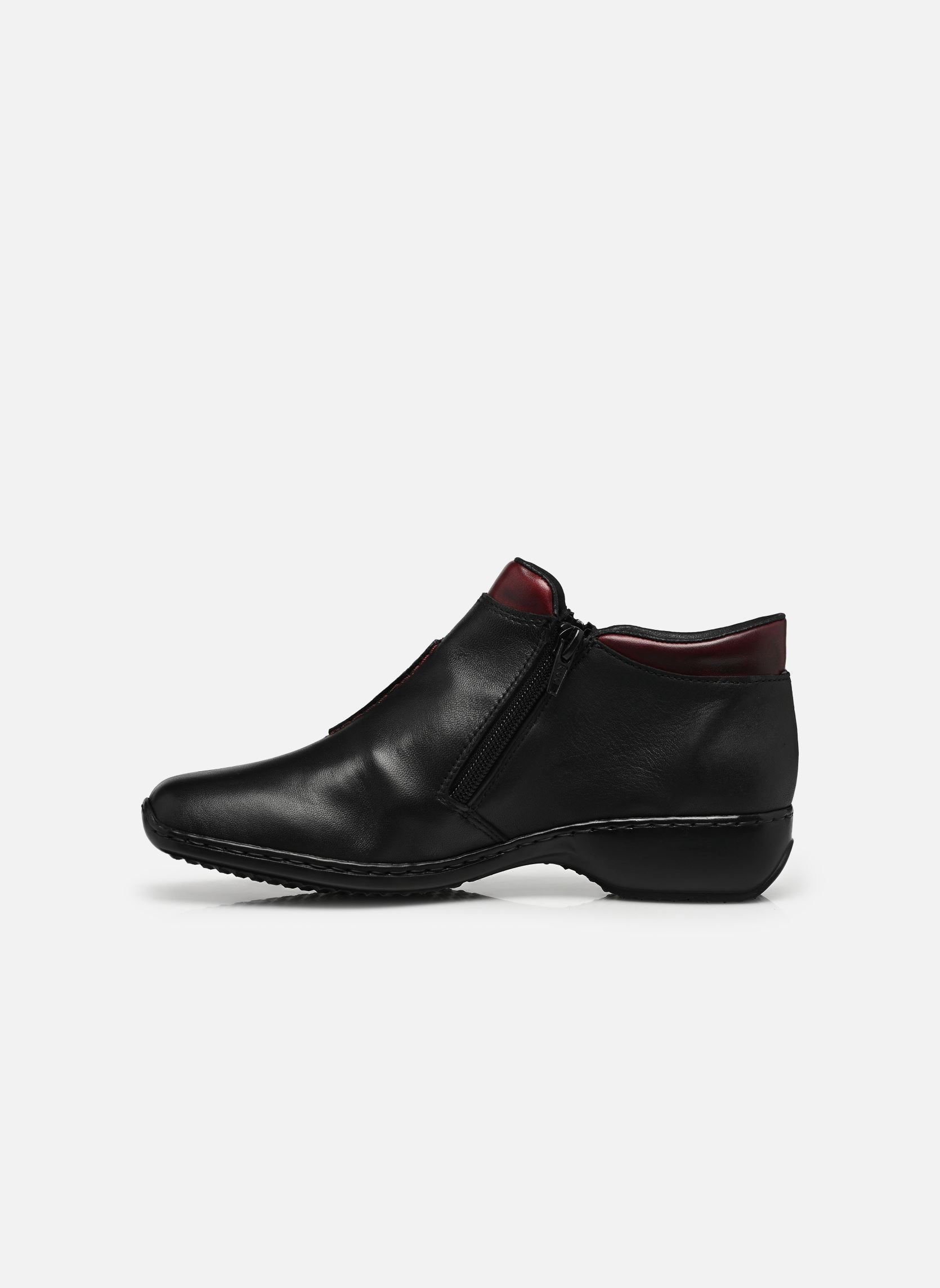 Bottines basses L3882 femme noir Rieker Bottines basses L3882 femme noir SCHWARZ/BURGUND