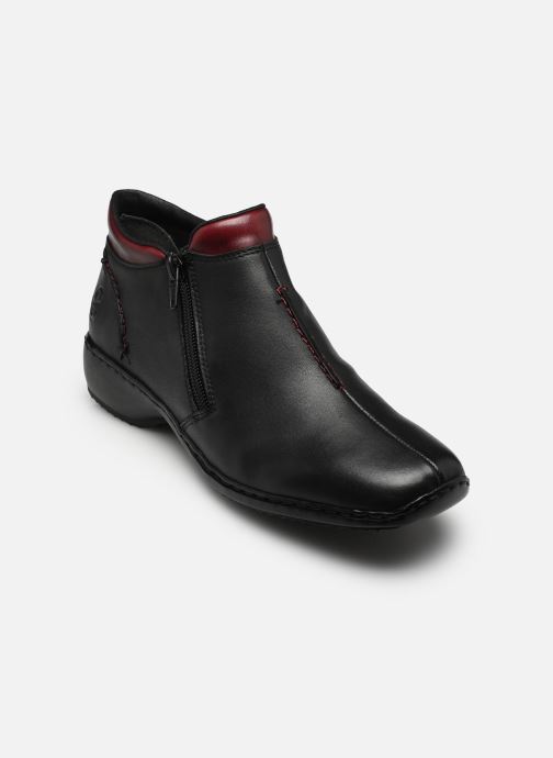 Rieker Bottines basses L3882 femme noir