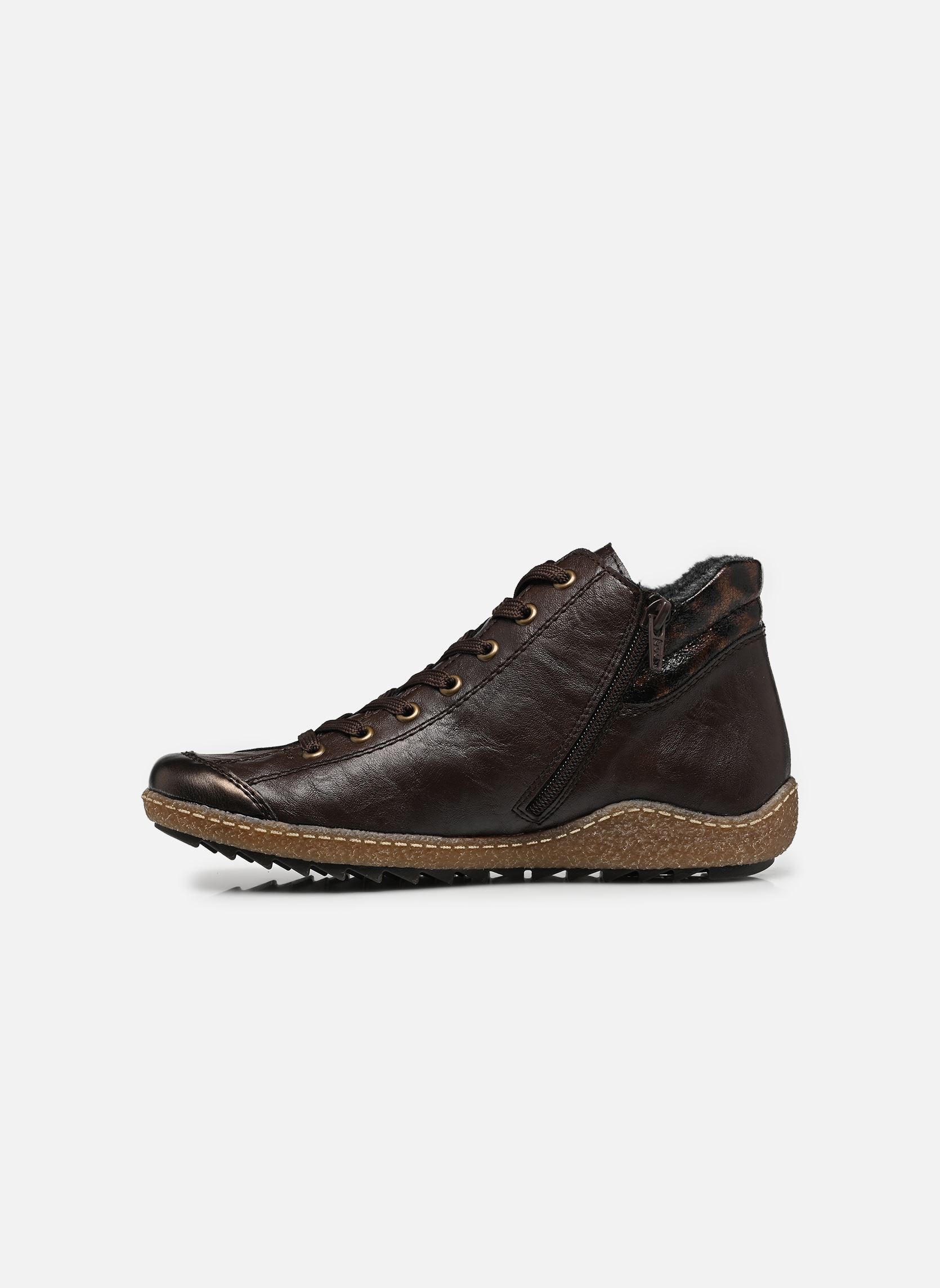 Hoge sneakers L7514 dames bruin Rieker Hoge sneakers L7514 dames bruin ANTIK/RANCHO/ANTIK