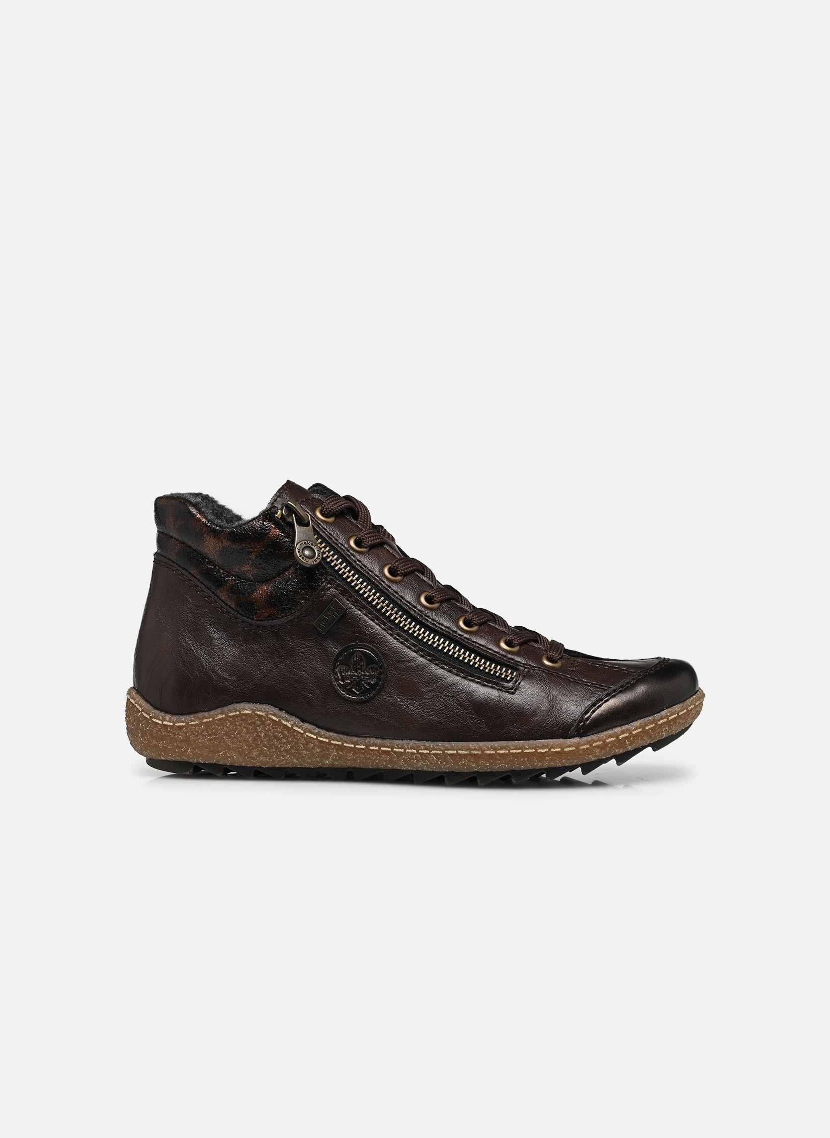 Hoge sneakers L7514 dames bruin Rieker Hoge sneakers L7514 dames bruin ANTIK/RANCHO/ANTIK