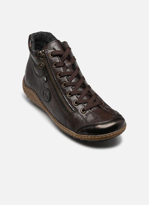 Rieker Hoge sneakers L7514 dames bruin