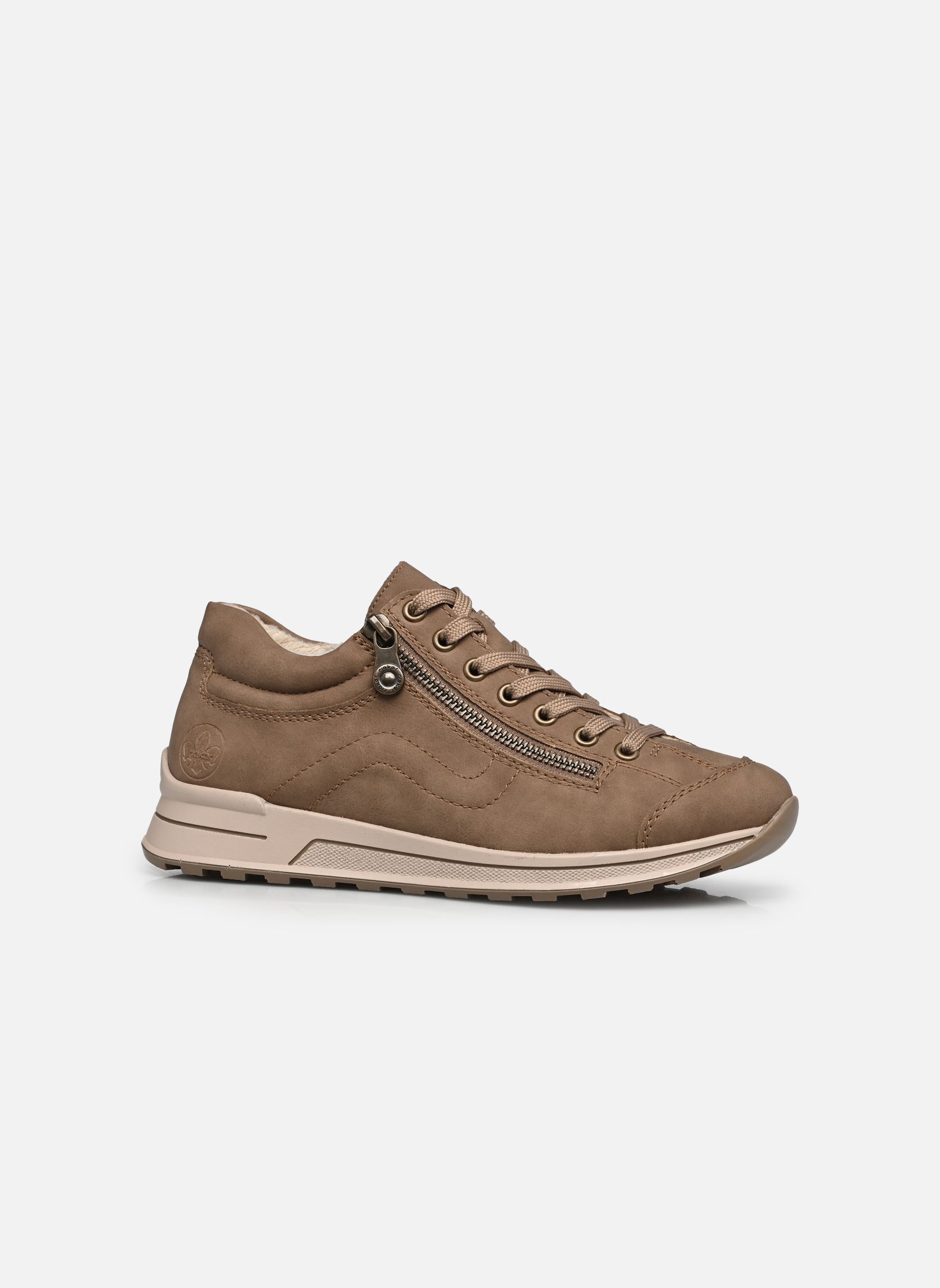 Hoge sneakers N1400 dames beige Rieker Hoge sneakers N1400 dames beige FANGO