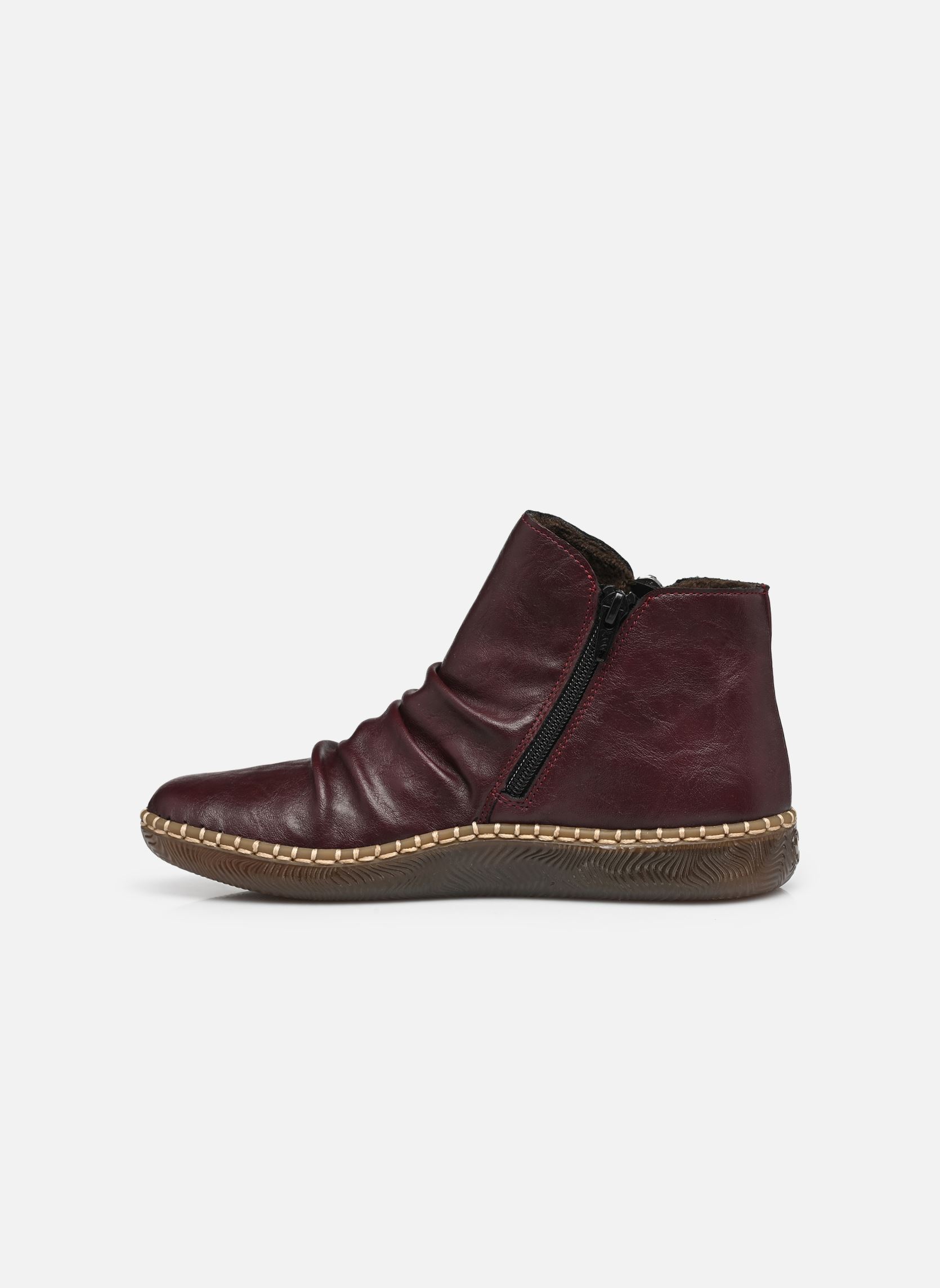 Bottines basses N2454 femme bordeaux Rieker Bottines basses N2454 femme bordeaux BROMBEER