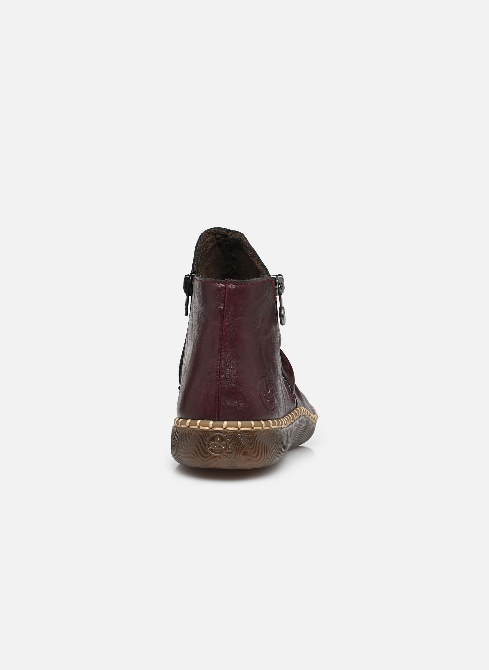 Bottines basses N2454 femme bordeaux Rieker Bottines basses N2454 femme bordeaux BROMBEER
