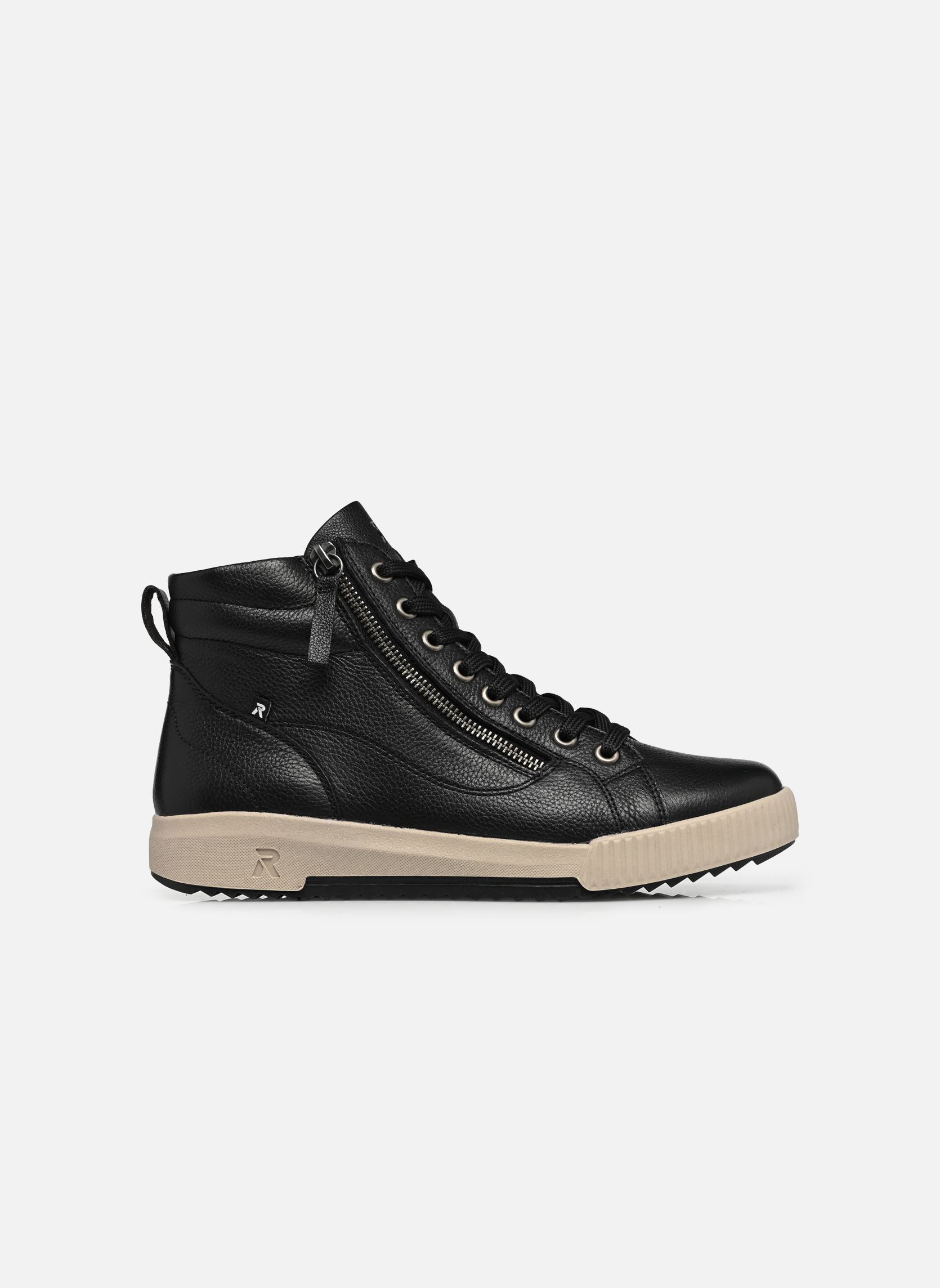 Baskets montantes W0164 femme noir Rieker Baskets montantes W0164 femme noir SCHWARZ/SCHWARZ