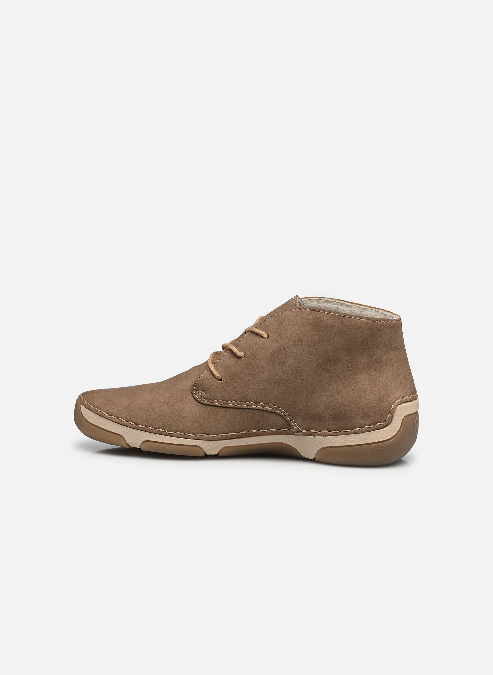 Veterlaarsjes 55929 dames beige Rieker Veterlaarsjes 55929 dames beige FANGO