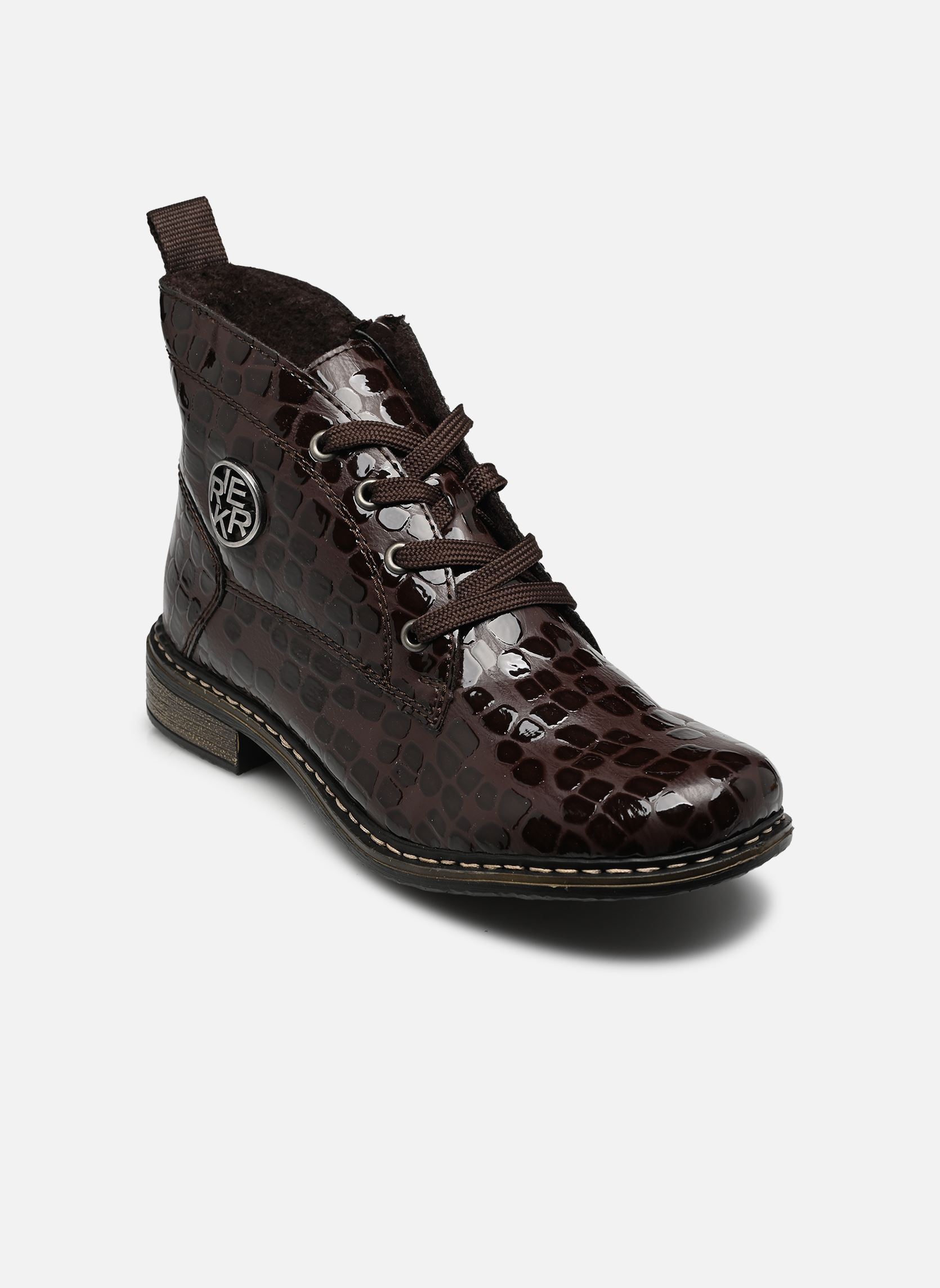 Bottines à lacets 71205 femme marron Rieker Bottines à lacets 71205 femme marron HAVANNA